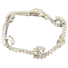 Bracelet Angela Cummings en platine et diamants