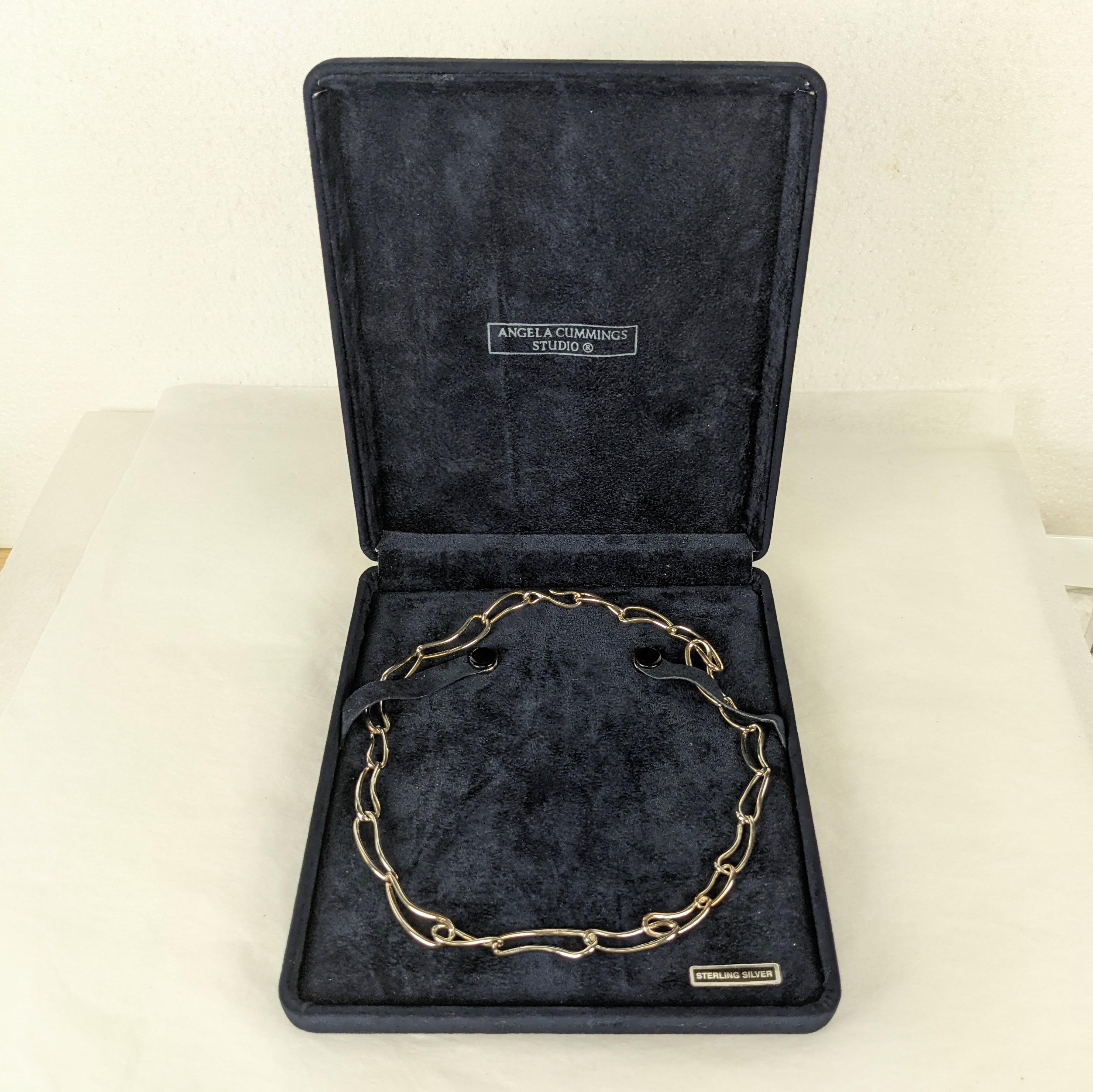 Angela Cummings - Collana in argento A Link in vendita 1