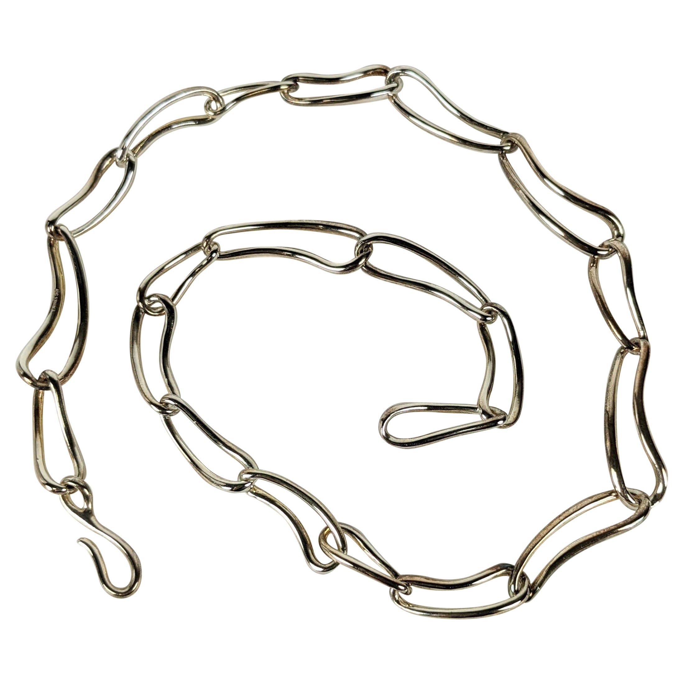 Angela Cummings Collier à maillons en argent sterling