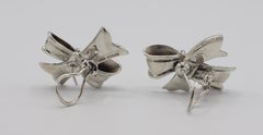 Angela Cummings Sterling Silver Bow Earrings