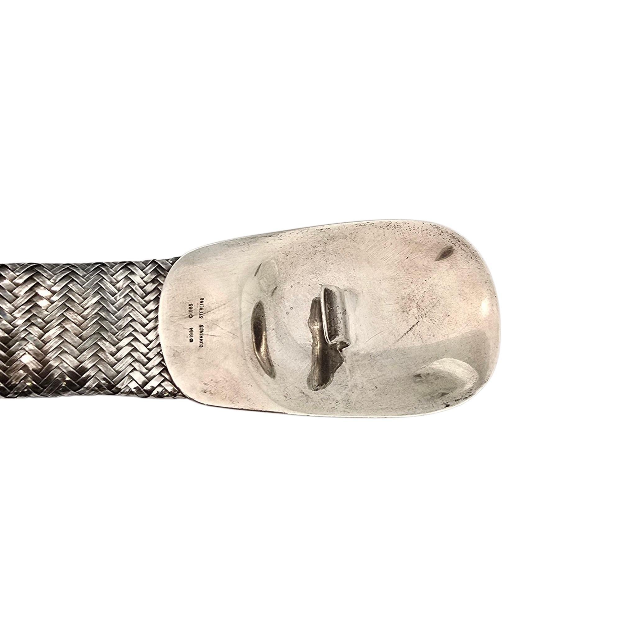Angela Cummings Cintura a rete a spina di pesce in argento sterling #22543 in vendita 4