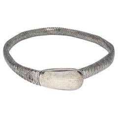 Angela Cummings Sterling Silber Herringbone Mesh Gürtel #22543