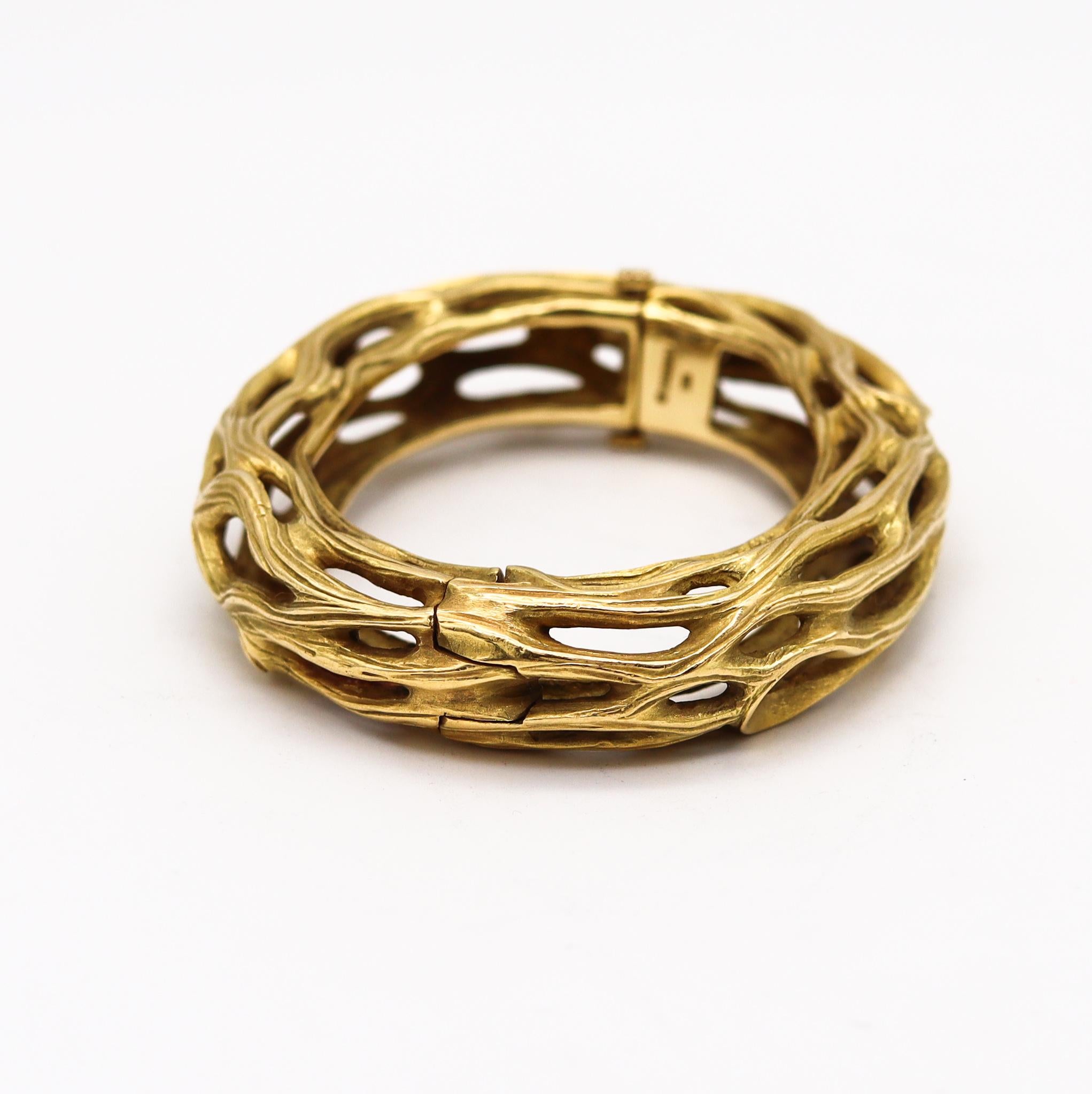 Women's Angela Cummings Studio 1983 Very Rare Organic Bracelet in Solid 18kt Yellow Gold