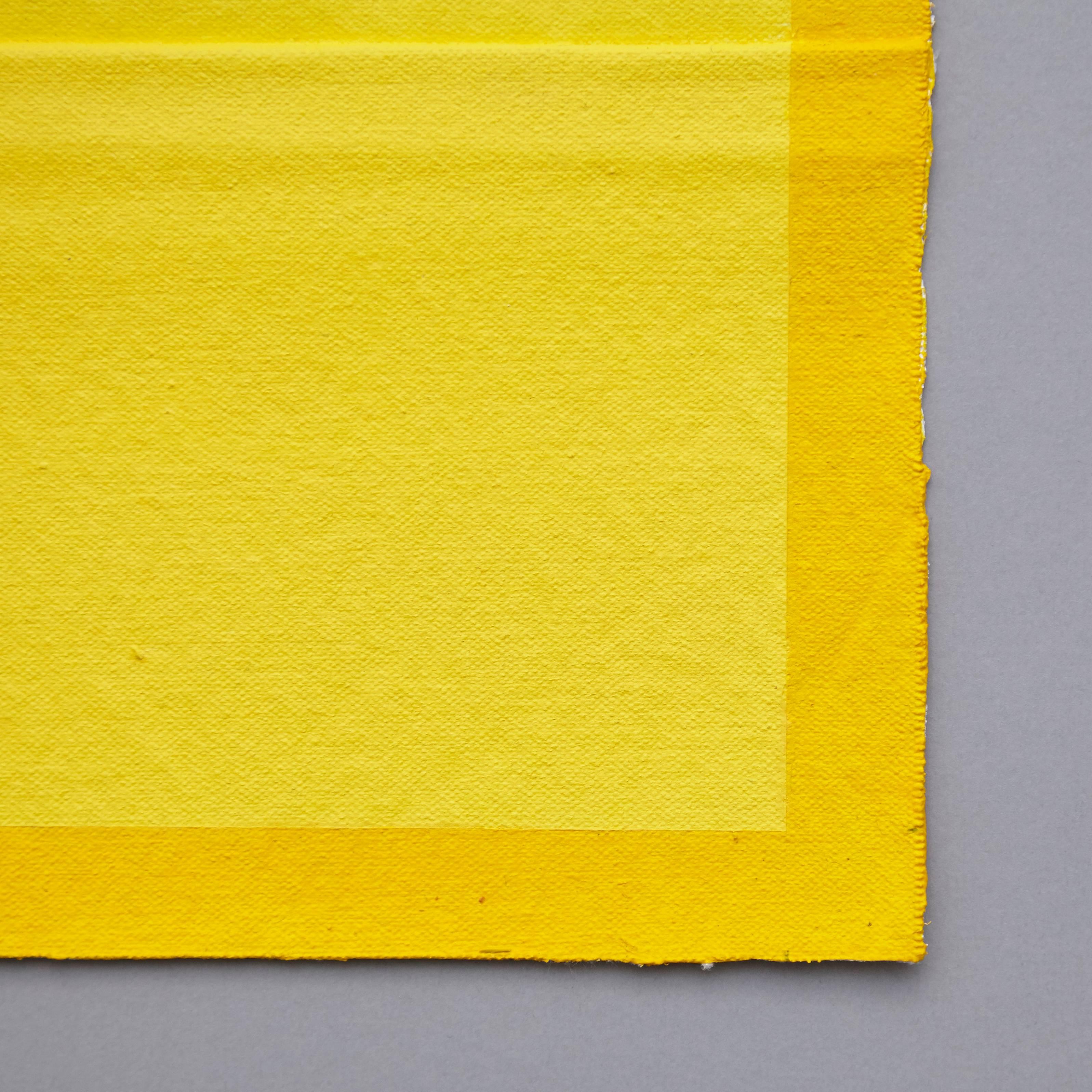Ángela de la Cruz Pinch Yellow Contemporary Artwork, 2015 In Good Condition In Barcelona, Barcelona