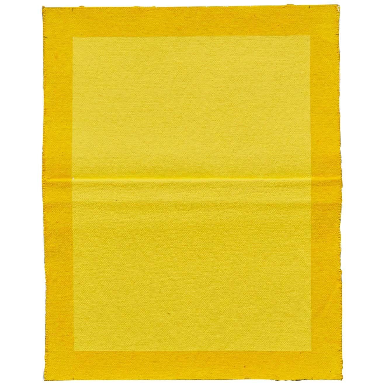 Ángela de la Cruz Pinch Yellow Contemporary Artwork, 2015