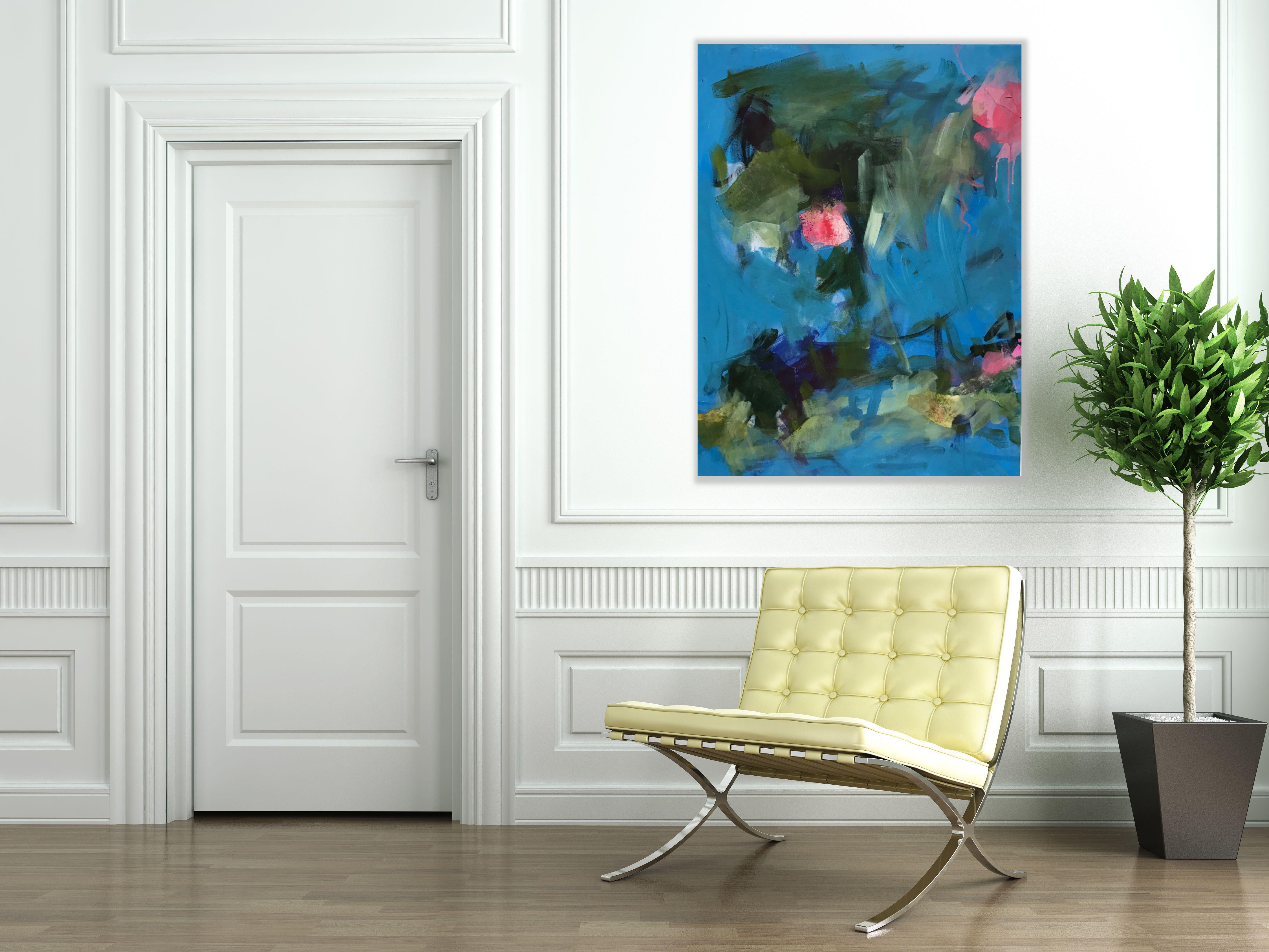Forza delicata, Pittura, Acrilico su tela - Painting di Angela Dierks