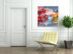 Floating With You, Painting, Acrylic on Canvas