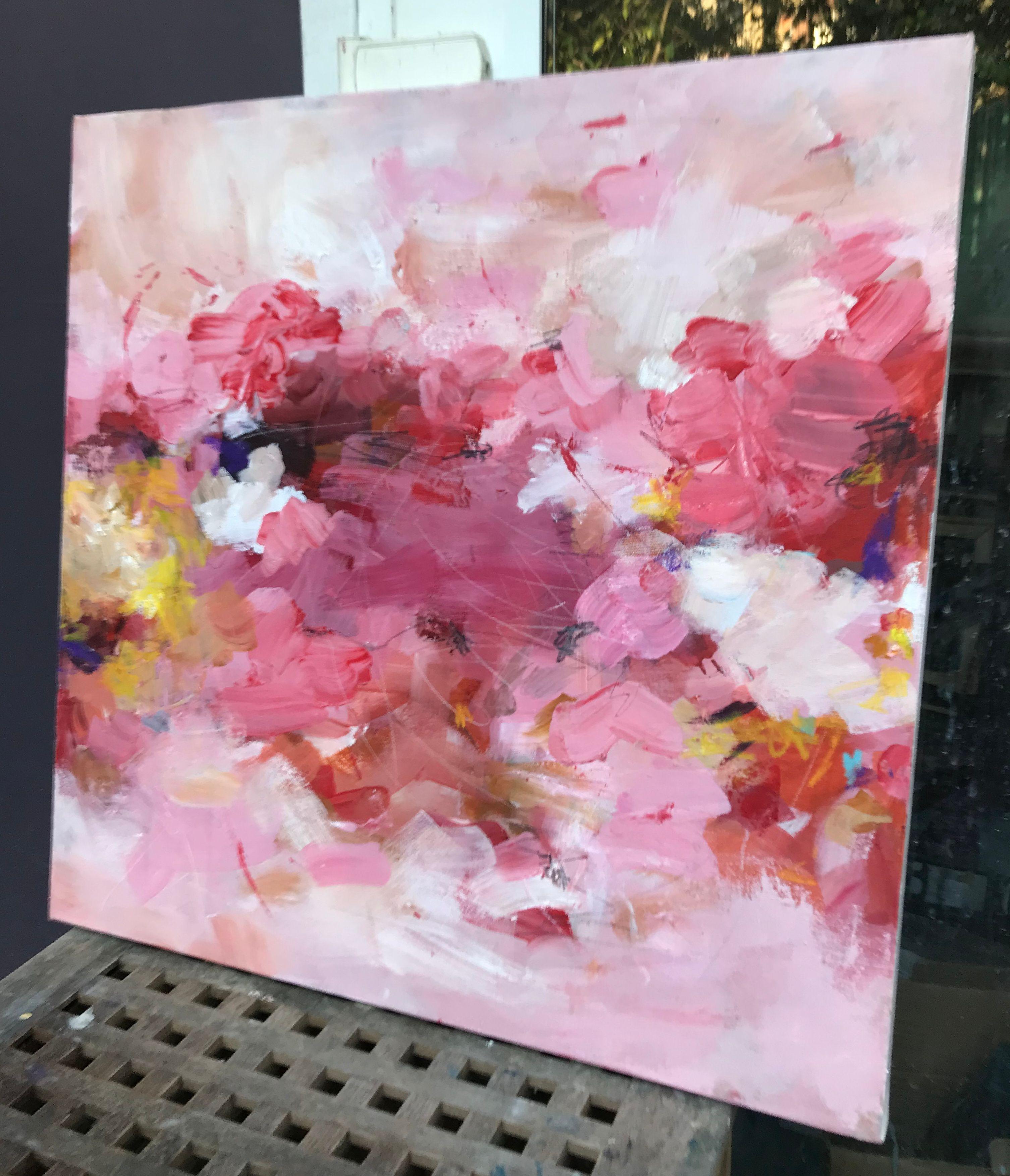 Tenere duro con i sogni, Pittura, Acrilico su tela - Painting di Angela Dierks