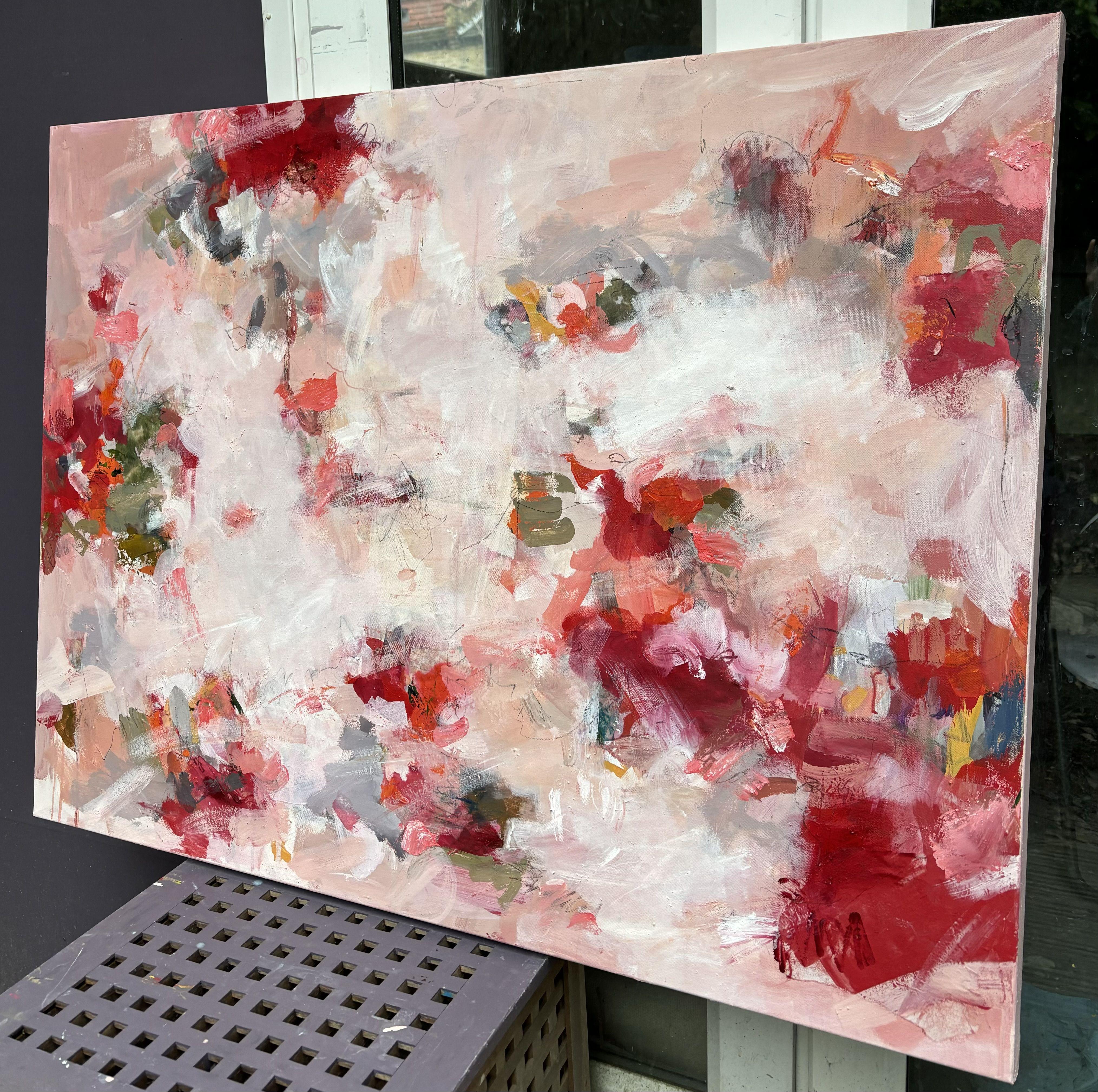 Baciarti, Pittura, Acrilico su tela - Painting Astratto di Angela Dierks