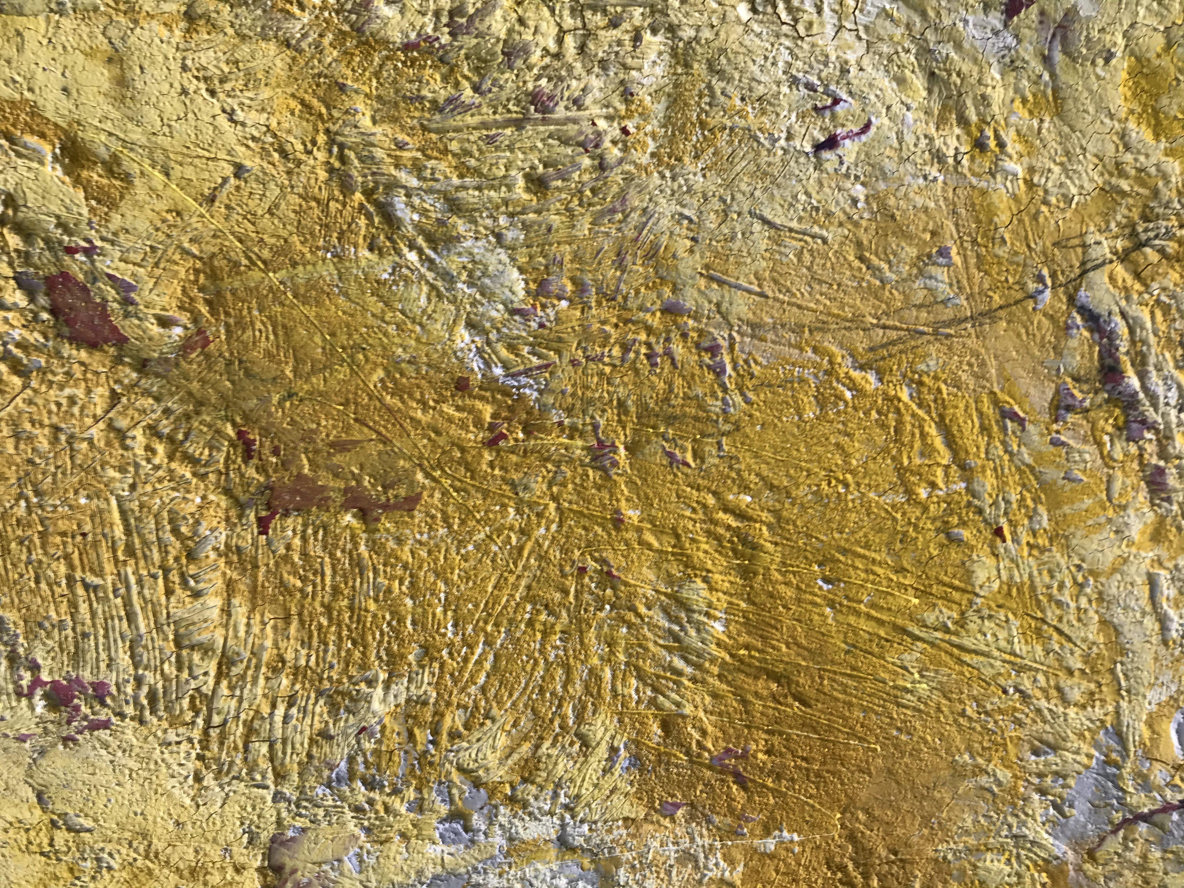 Nuovo terreno, Pittura, Acrilico su tela - Painting Astratto di Angela Dierks