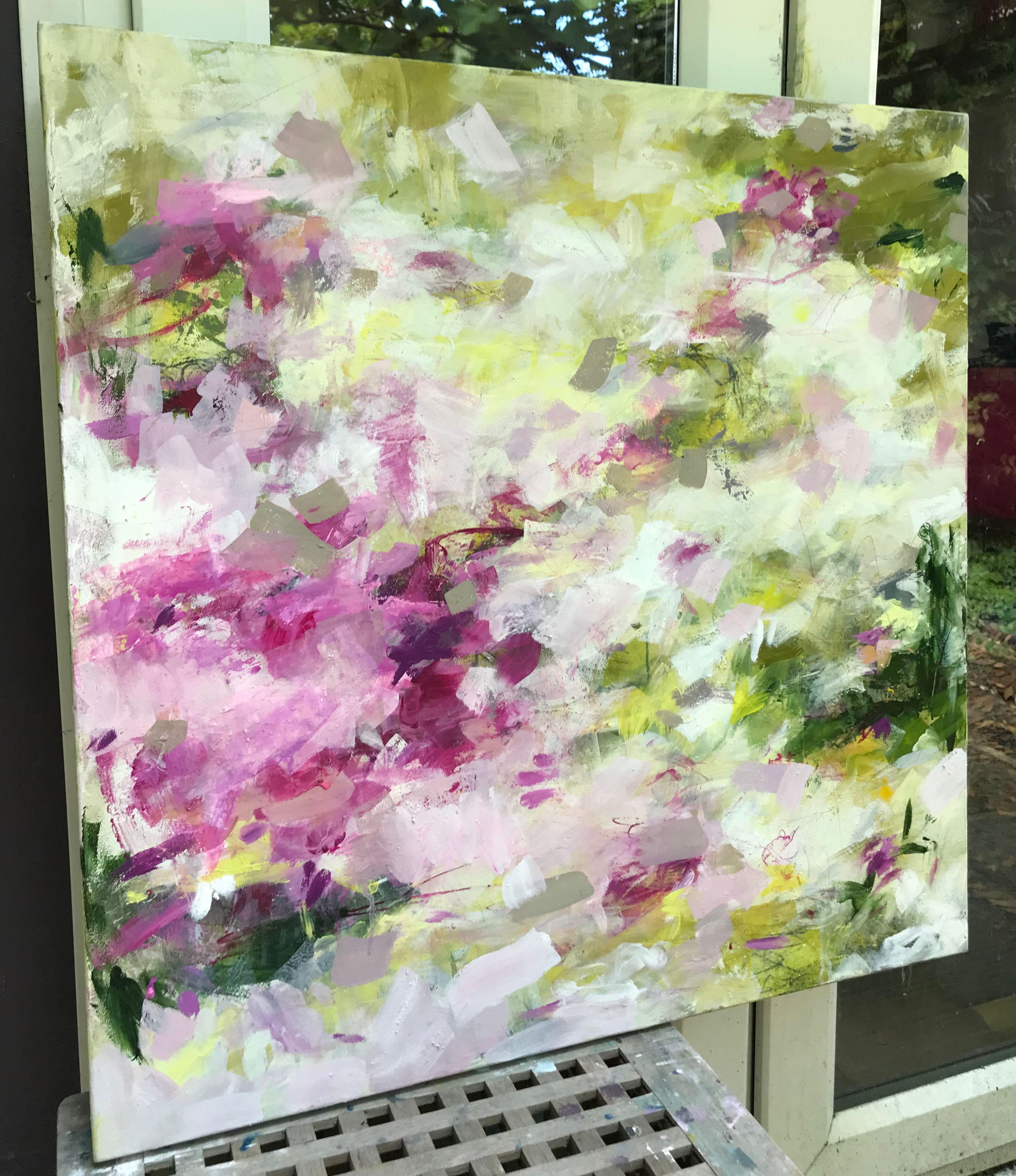 In una giornata luminosa, Pittura, Acrilico su tela - Painting Astratto di Angela Dierks