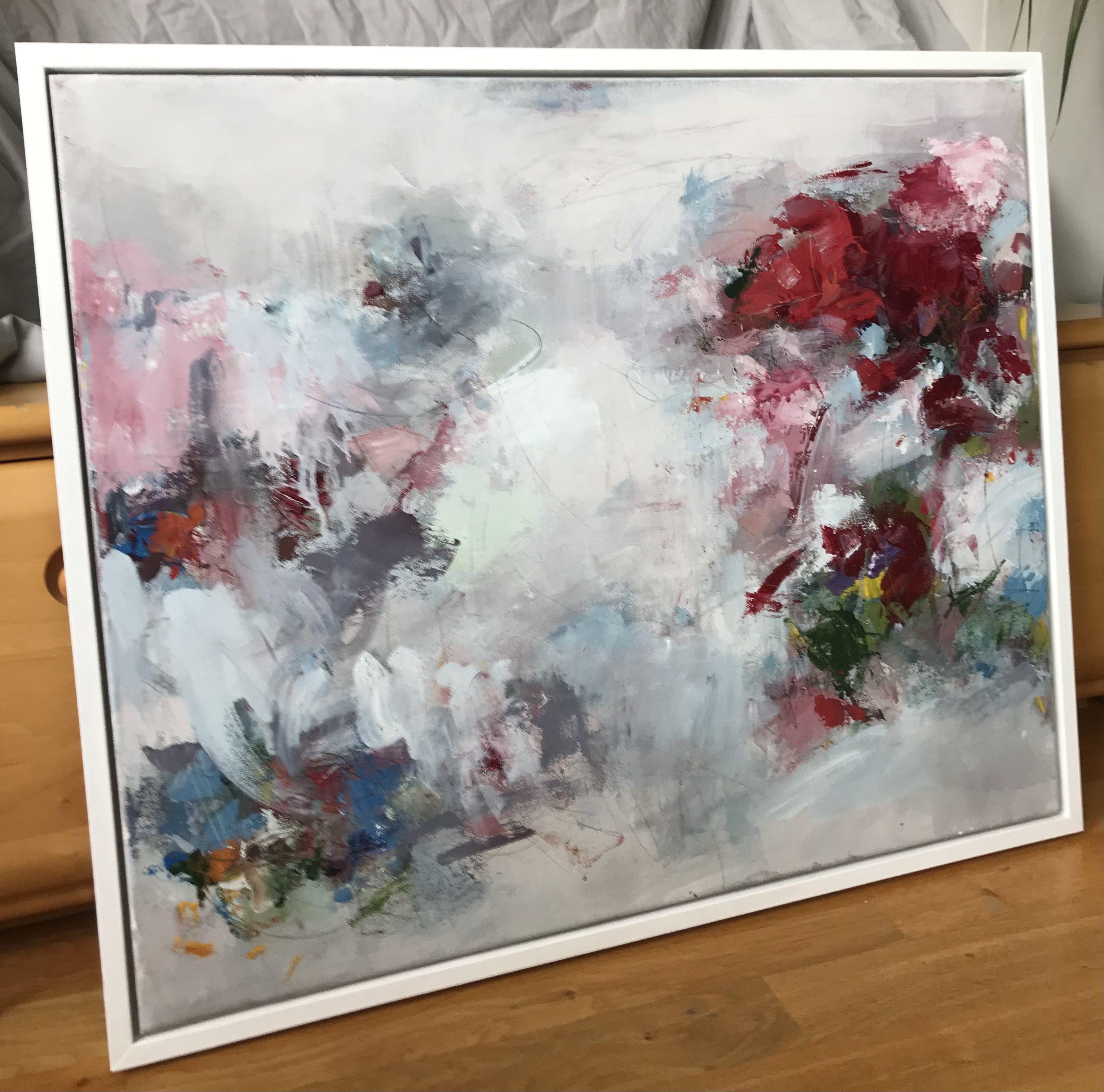 Promesse, Pittura, Acrilico su tela - Painting Astratto di Angela Dierks
