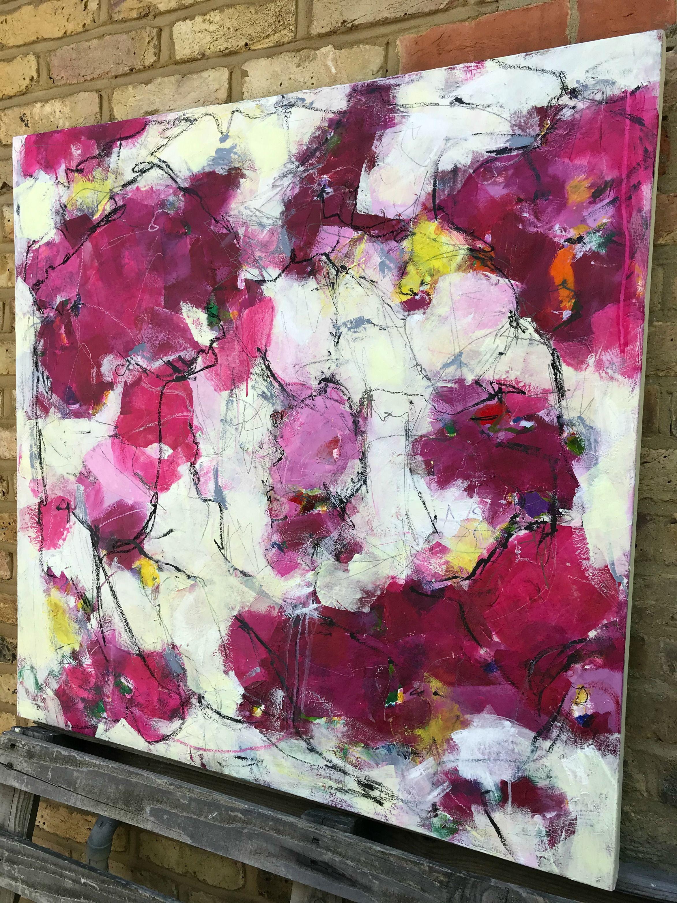 Promising A Rose Garden, Painting, Acrylic on Canvas 1