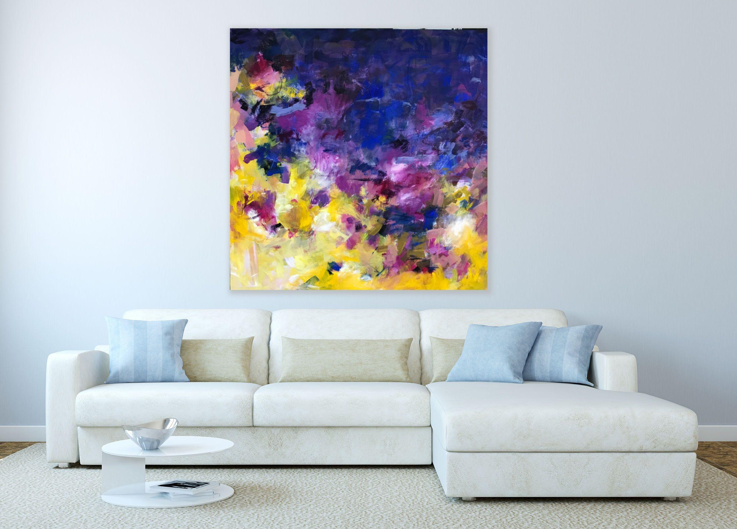 Giardino segreto, Pittura, Acrilico su tela - Painting di Angela Dierks