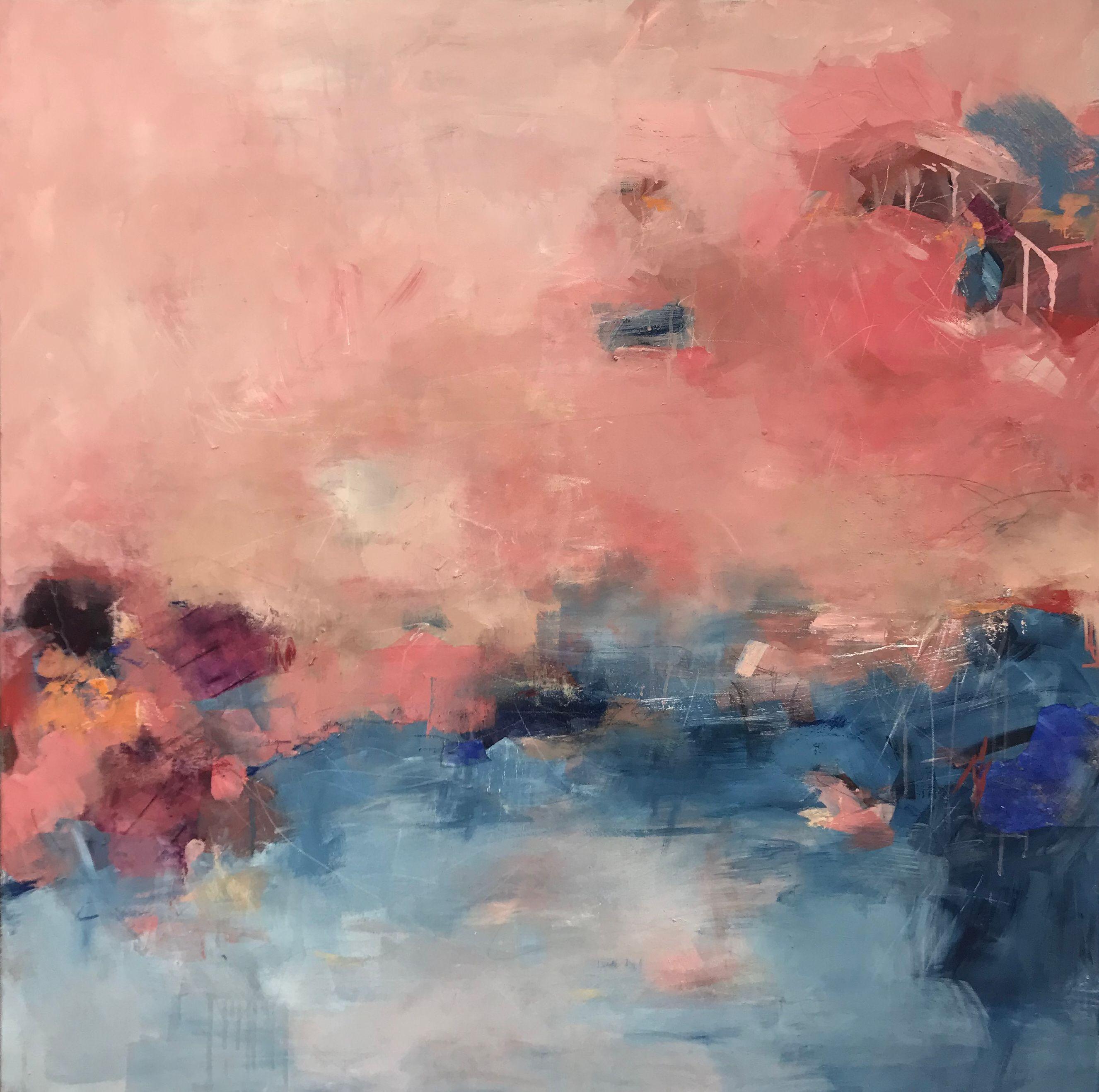Abstract Painting di Angela Dierks - Il battito d'ali delle fate, Pittura, Acrilico su tela
