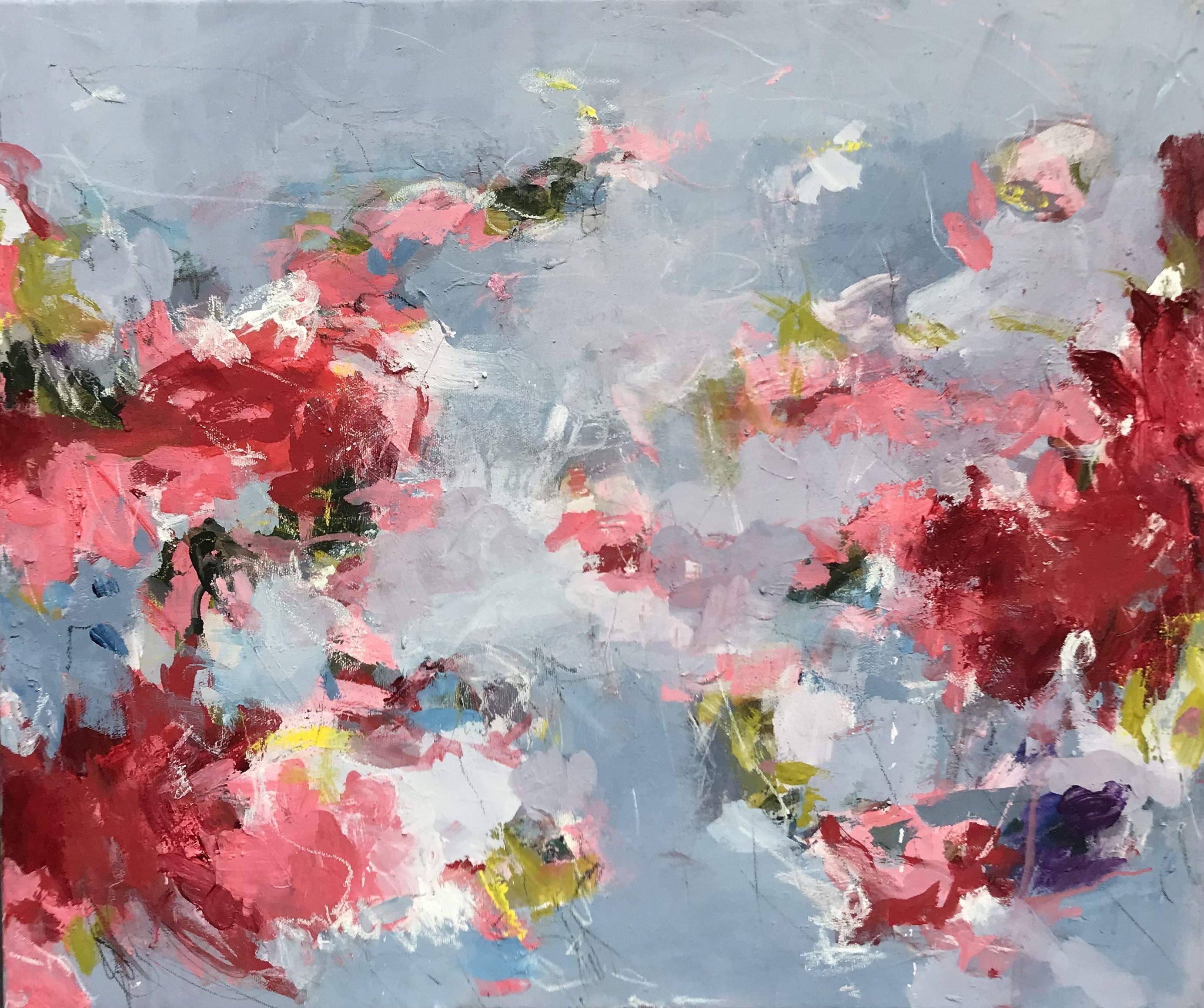Abstract Painting di Angela Dierks - Piccoli piaceri II, Pittura, Acrilico su tela