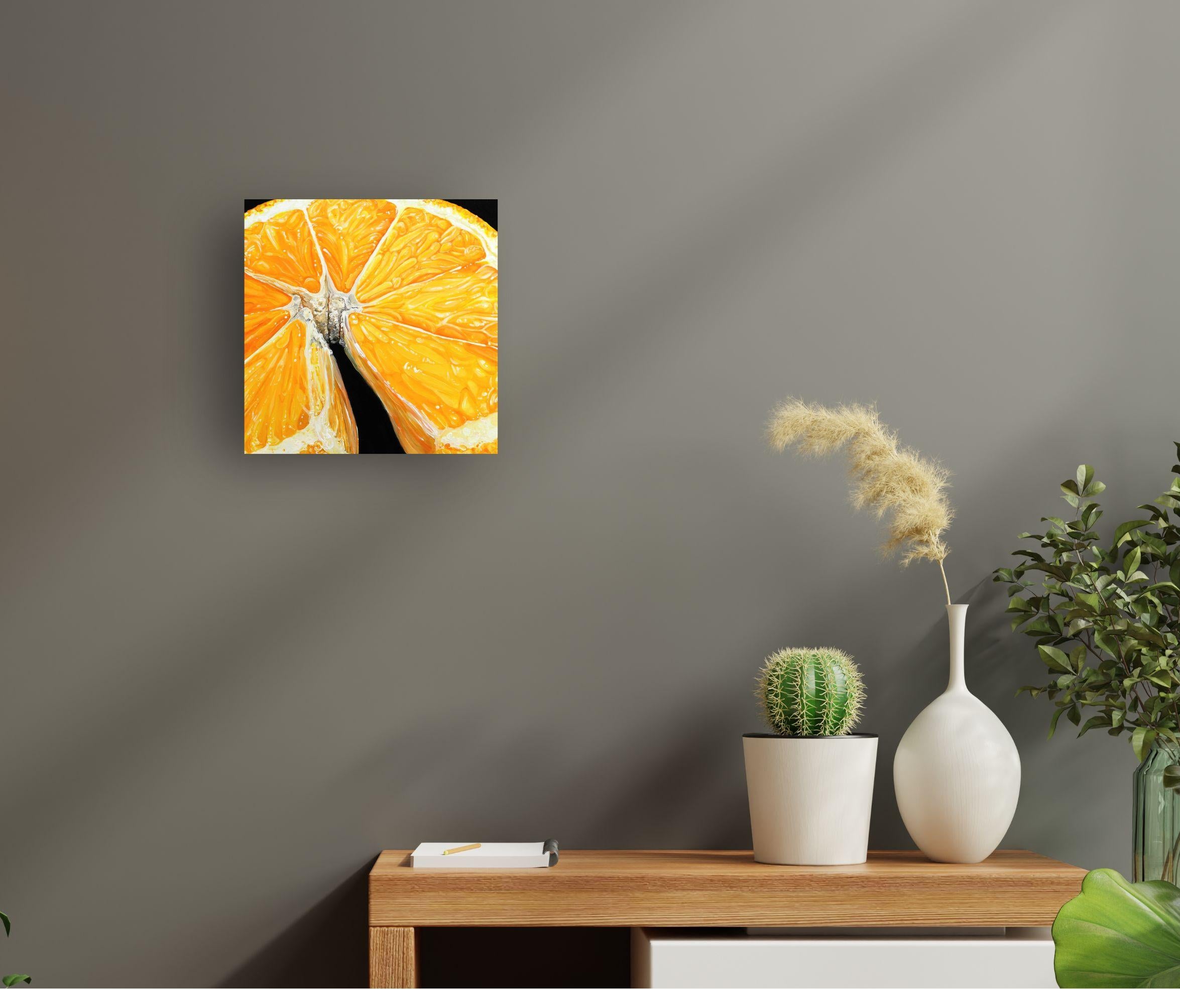Lemon-original modern hyper realism oil painting -contemporary Art study artwork For Sale 4