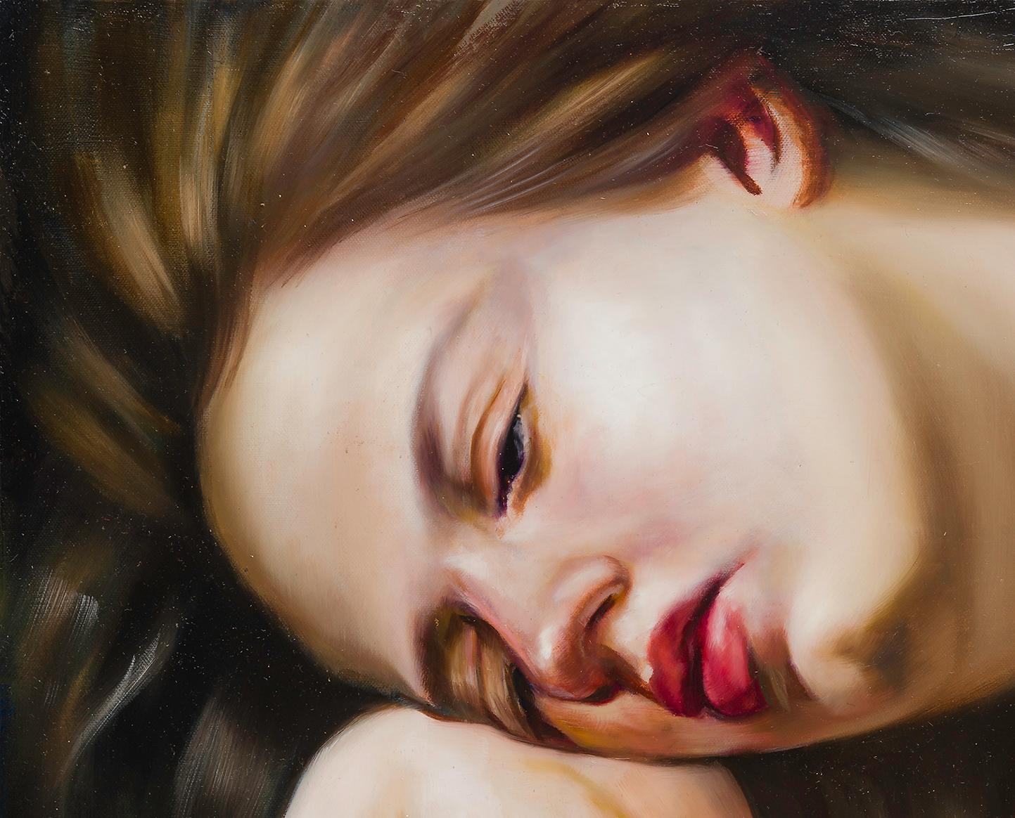 Scintille silenziose - Painting di Angela Fraleigh