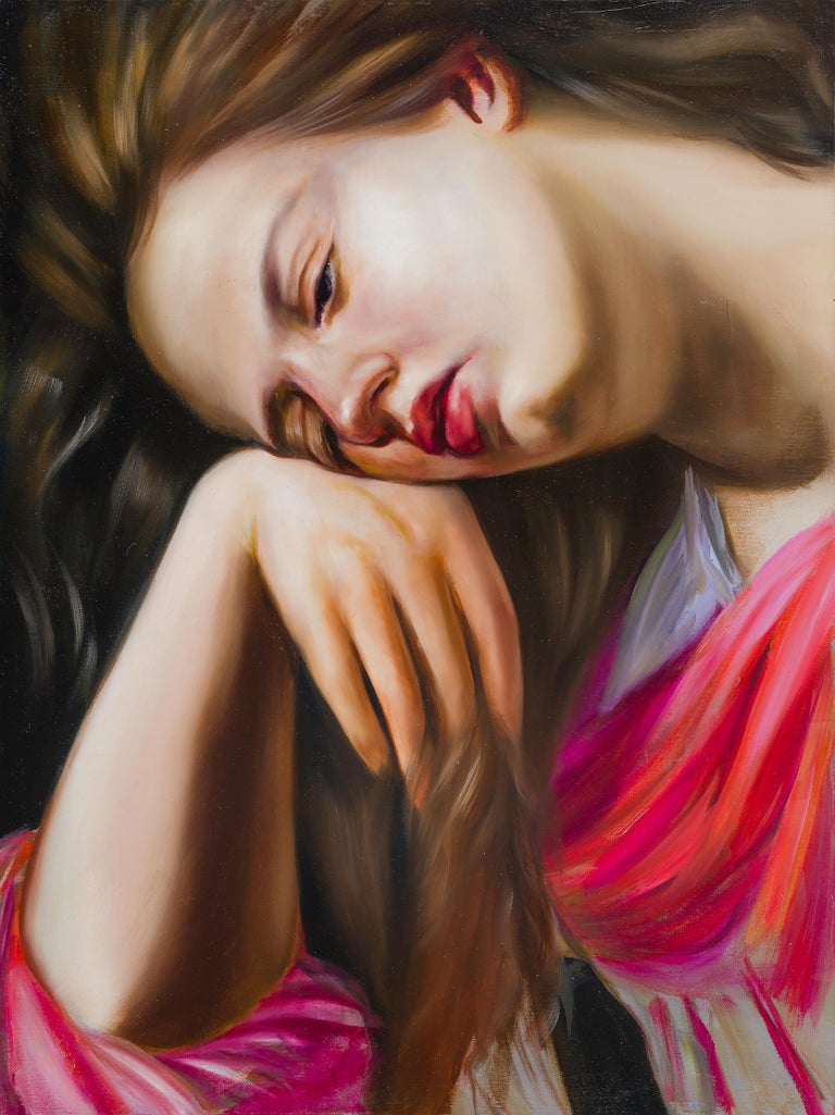 Angela Fraleigh Figurative Painting - Silent Sparks 