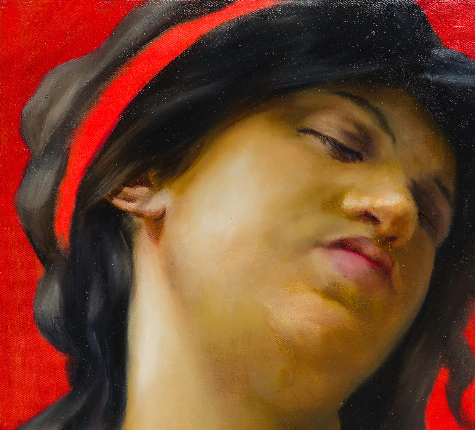 Cadere nella luce - Painting di Angela Fraleigh