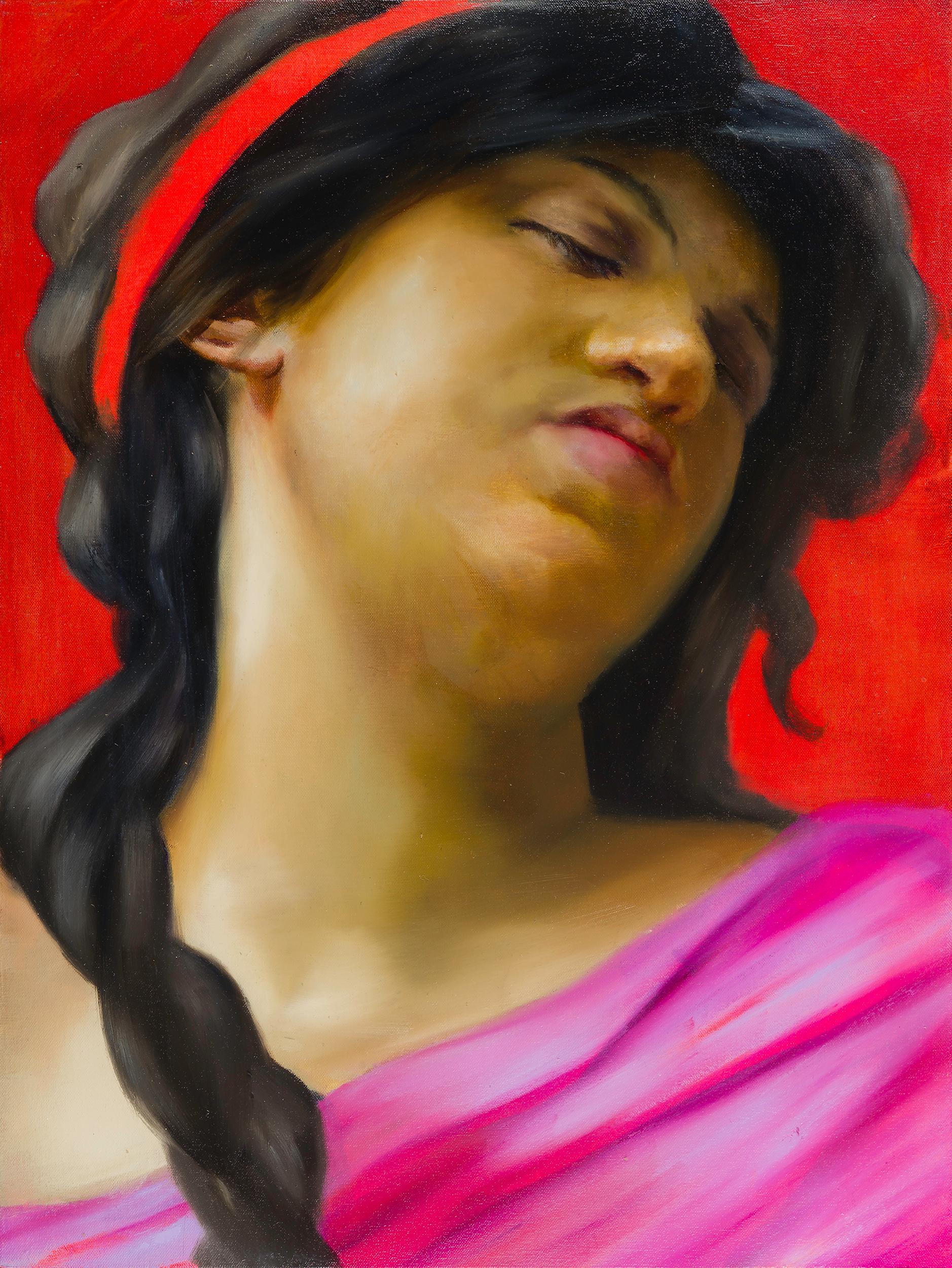Figurative Painting di Angela Fraleigh - Cadere nella luce