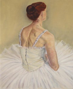 Angela Lando - Mid 20th Century Oil, Ballerina