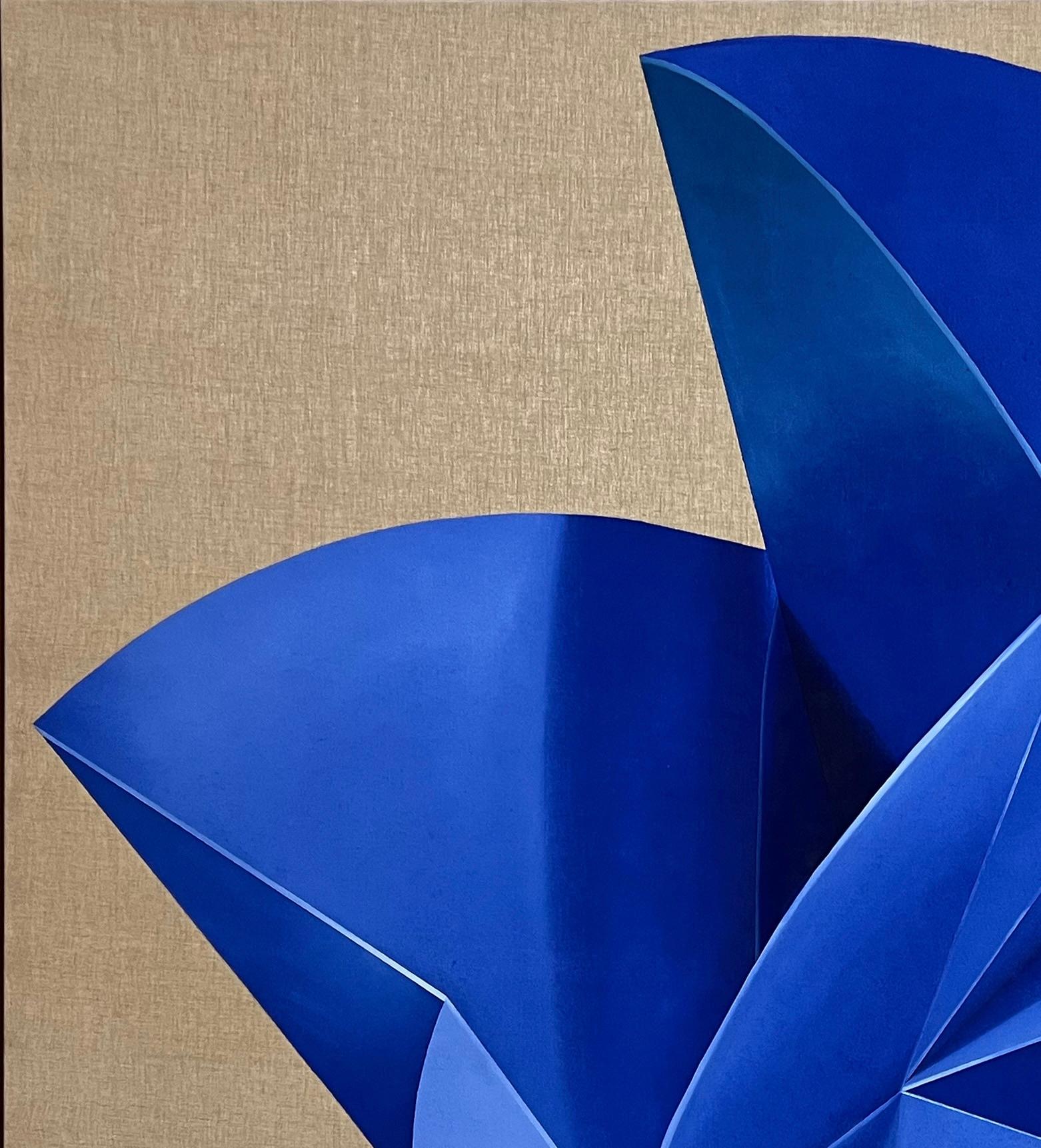 ABSTRACT Forme geometriche Colori blu Angela Mena Artista contemporanea spagnola in vendita 3