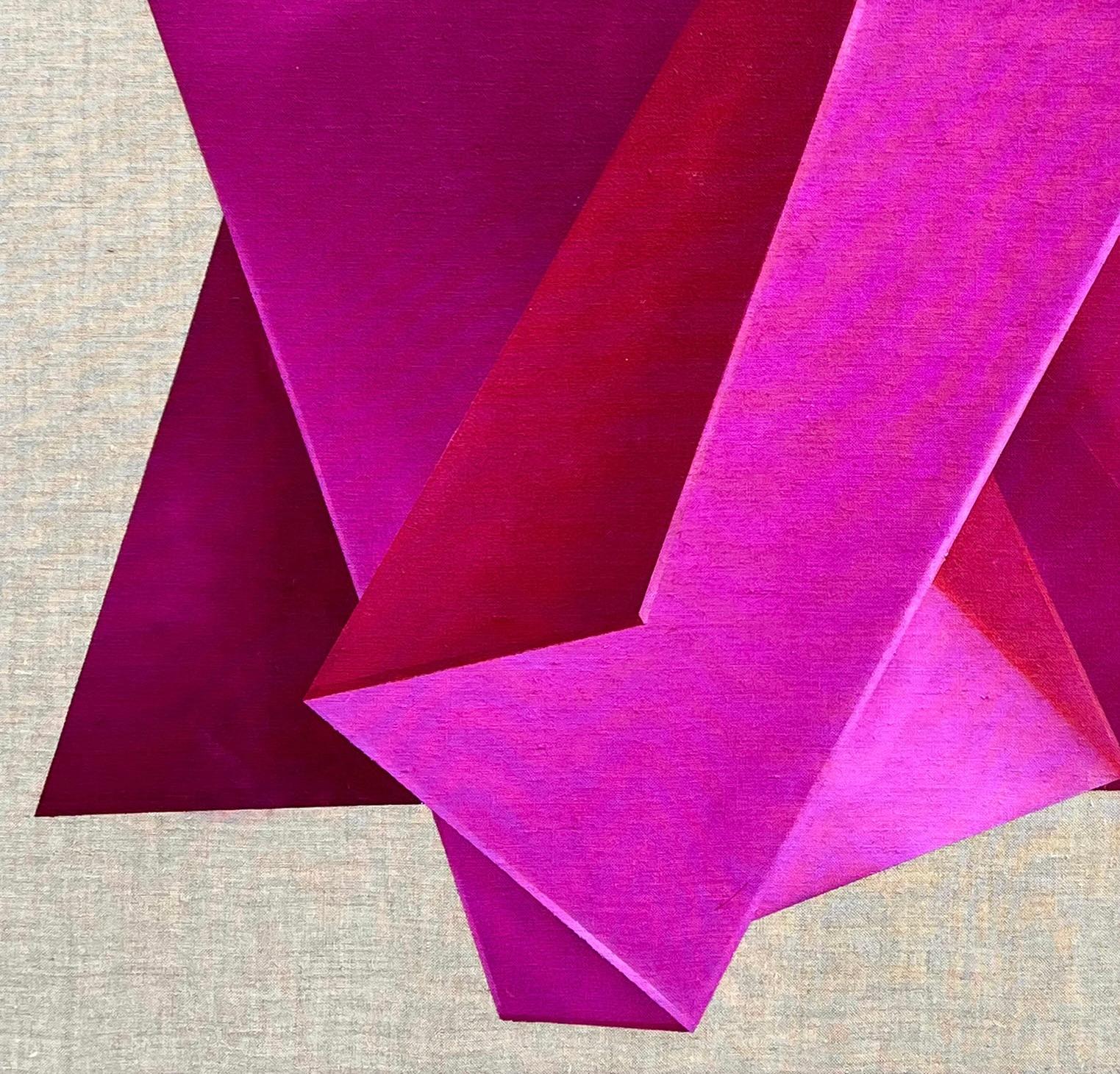 ABSTRACT Forme geometriche Colori rosa Angela Mena Artista contemporanea spagnola 1