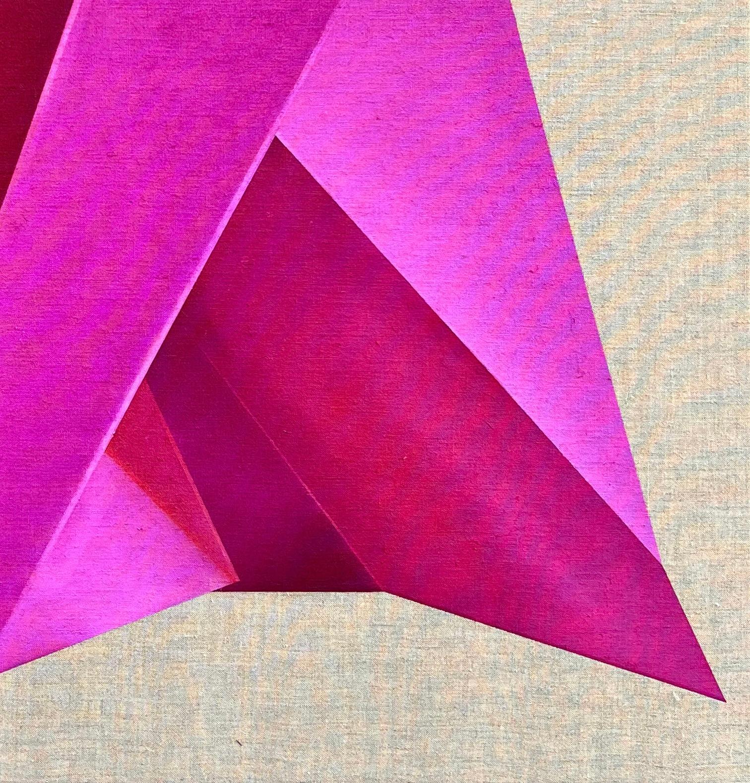 ABSTRACT Forme geometriche Colori rosa Angela Mena Artista contemporanea spagnola 2