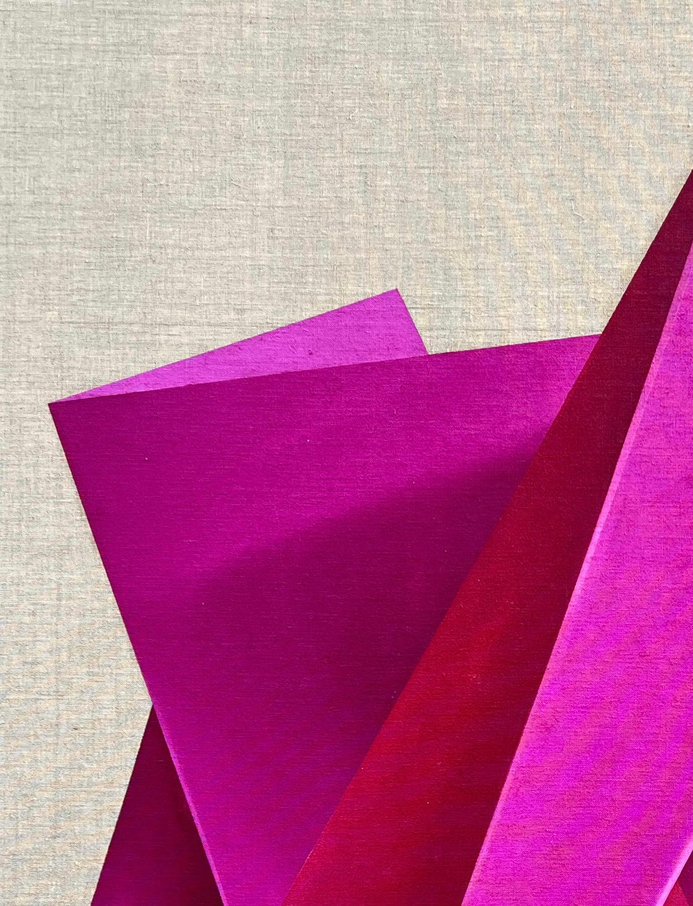 ABSTRACT Forme geometriche Colori rosa Angela Mena Artista contemporanea spagnola 3