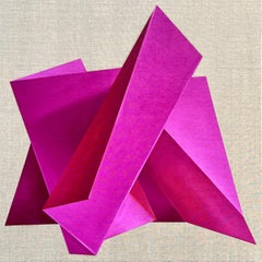 ABSTRACT Forme geometriche Colori rosa Angela Mena Artista contemporanea spagnola