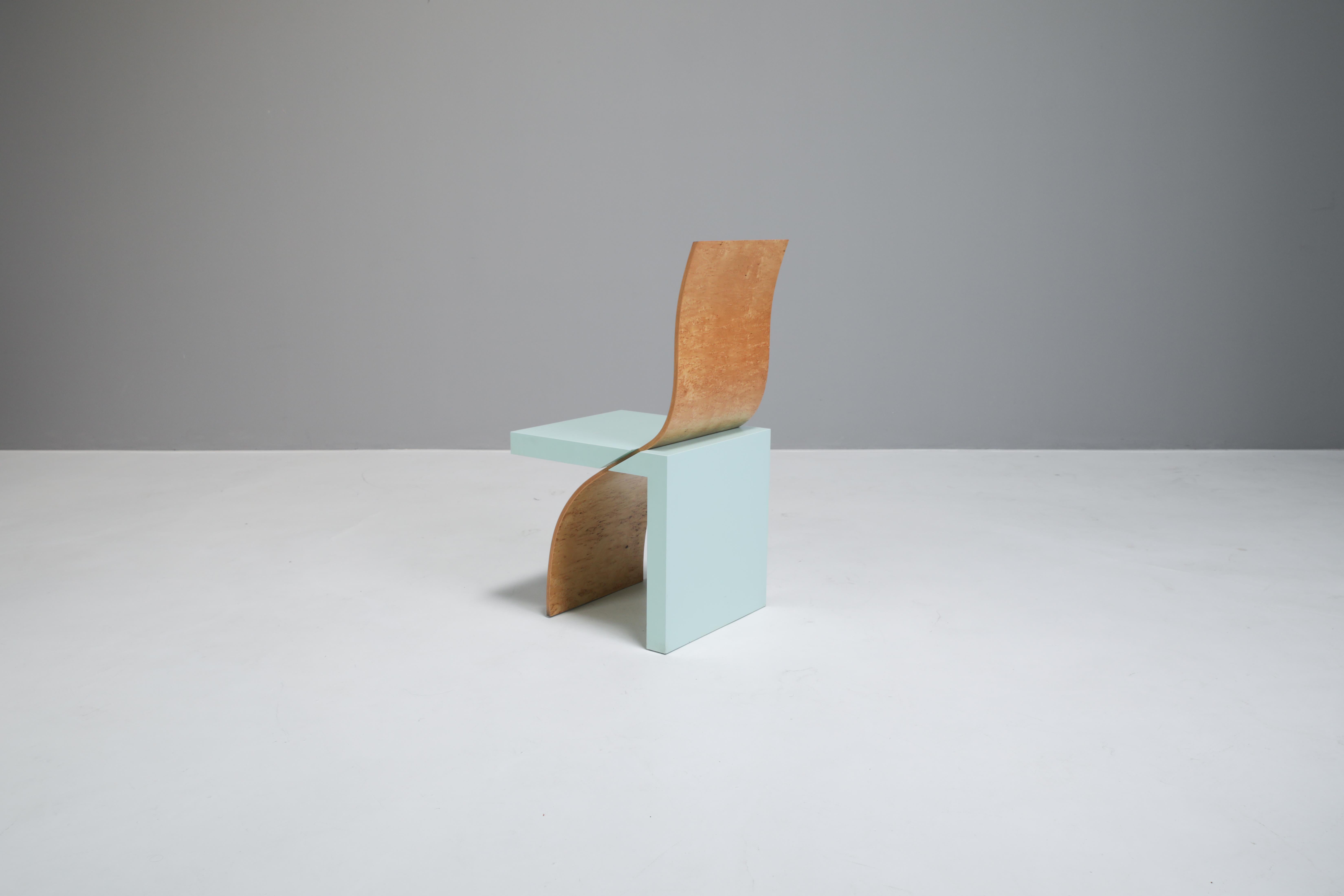 German Angela Oedekoven, Object Chair Model Leda, 1983 For Sale