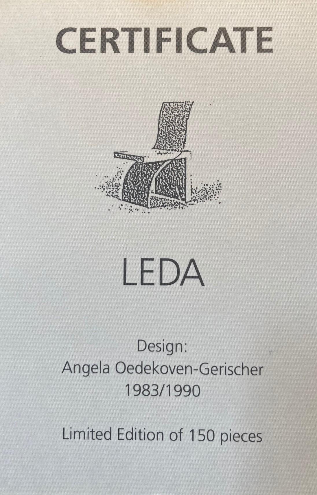 Angela Oedekoven, Object Chair Model Leda, 1983 For Sale 1