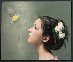 Secret Moon Garden (Die Göttin), Mädchen, Vogel, Porträt