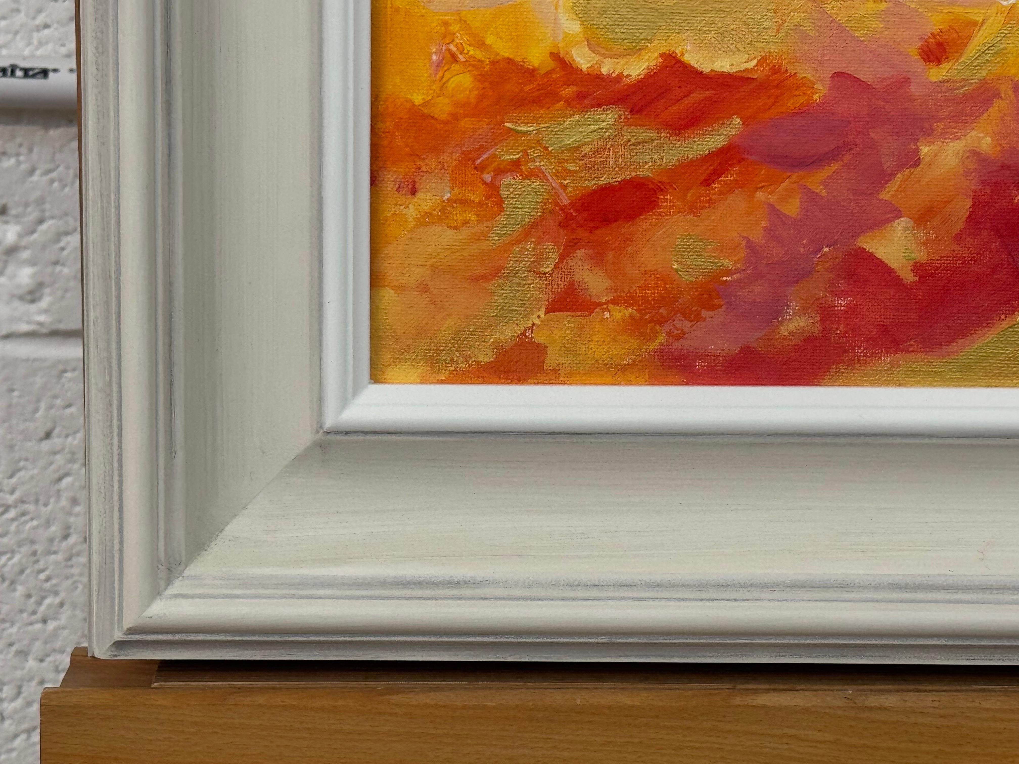 Espressionismo astratto con l'uso di rosso, arancione, giallo e oro dell'artista britannica contemporanea Angela Wakefield.

L'arte misura 12 x 10 pollici
La cornice misura 18 x 16 pollici

Angela Wakefield è stata due volte sulla copertina di 