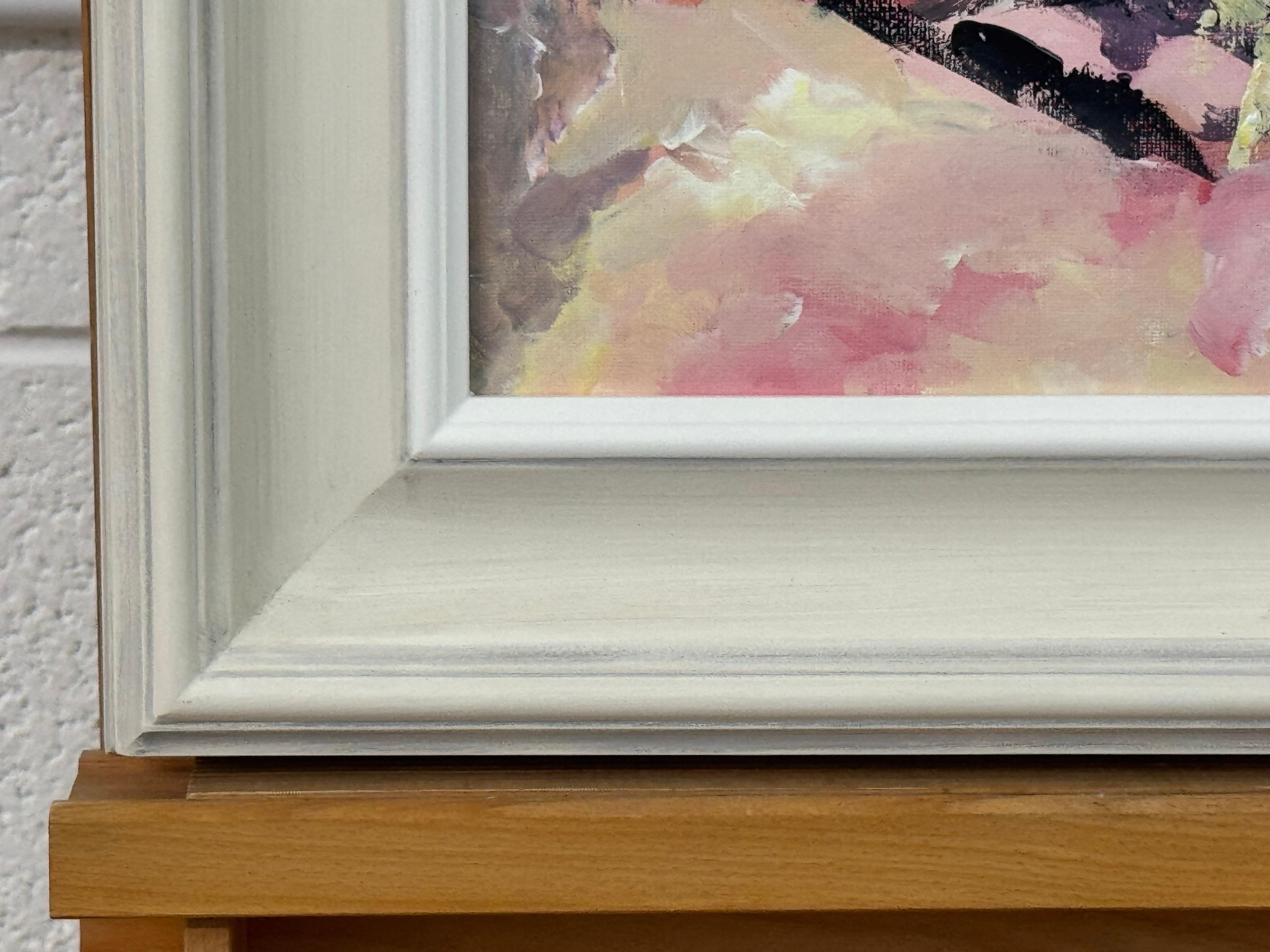 Espressionismo astratto con il rosso, il bianco e il nero dell'artista britannico contemporaneo in vendita 2