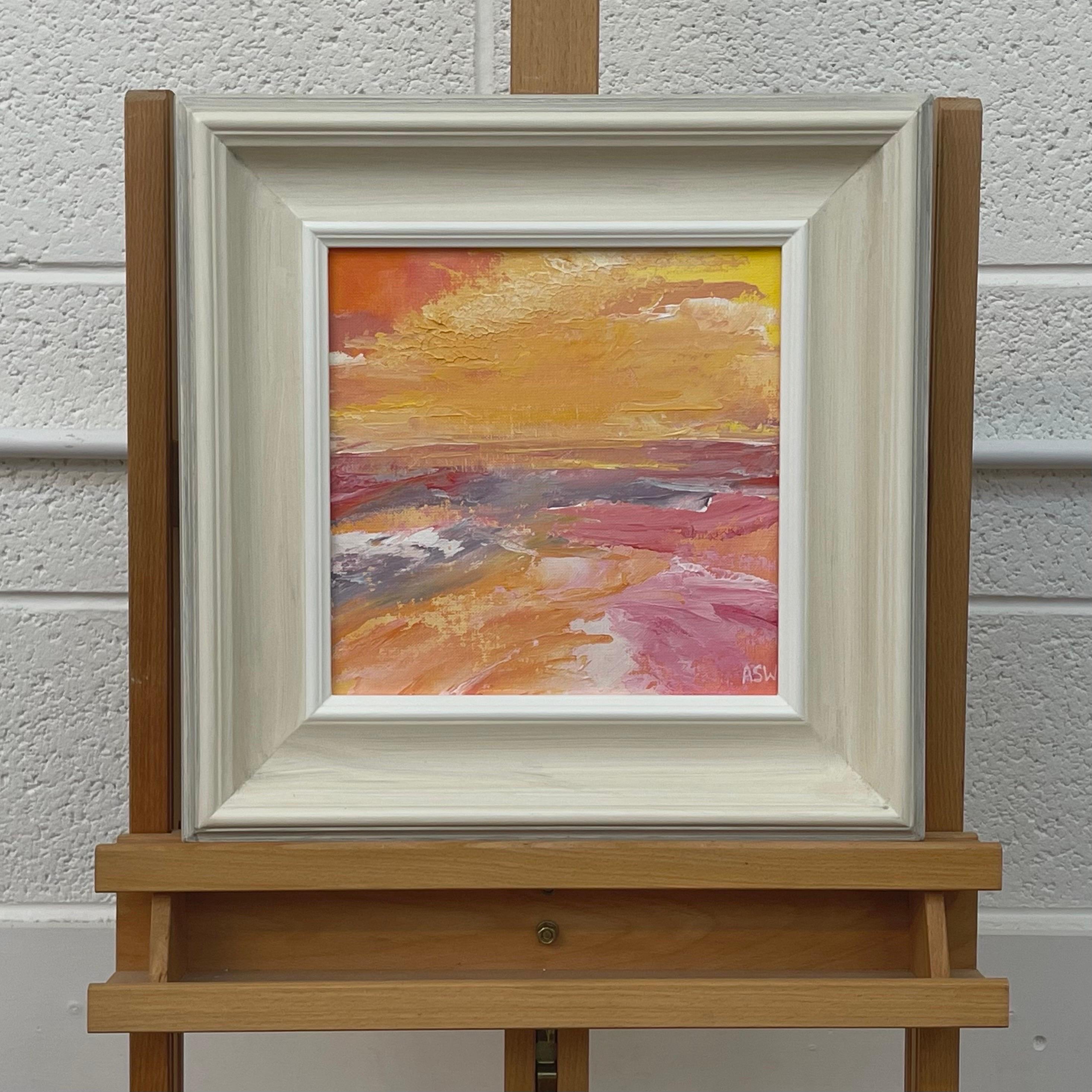 Abstract Impressionist Seascape Landscape by Contemporary British Artist 9