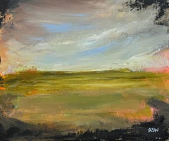 Abstrakte Landschaft eines zeitgenössischen britischen Künstlers