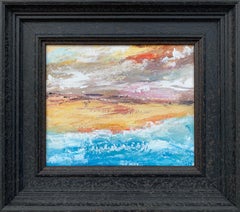 Abstract Landscape Coastal Seascape Painting by Contemporary British Artist