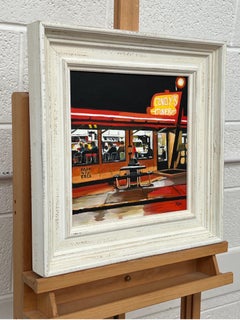 American Diner Painting from Americana Series by British Contemporary Artist