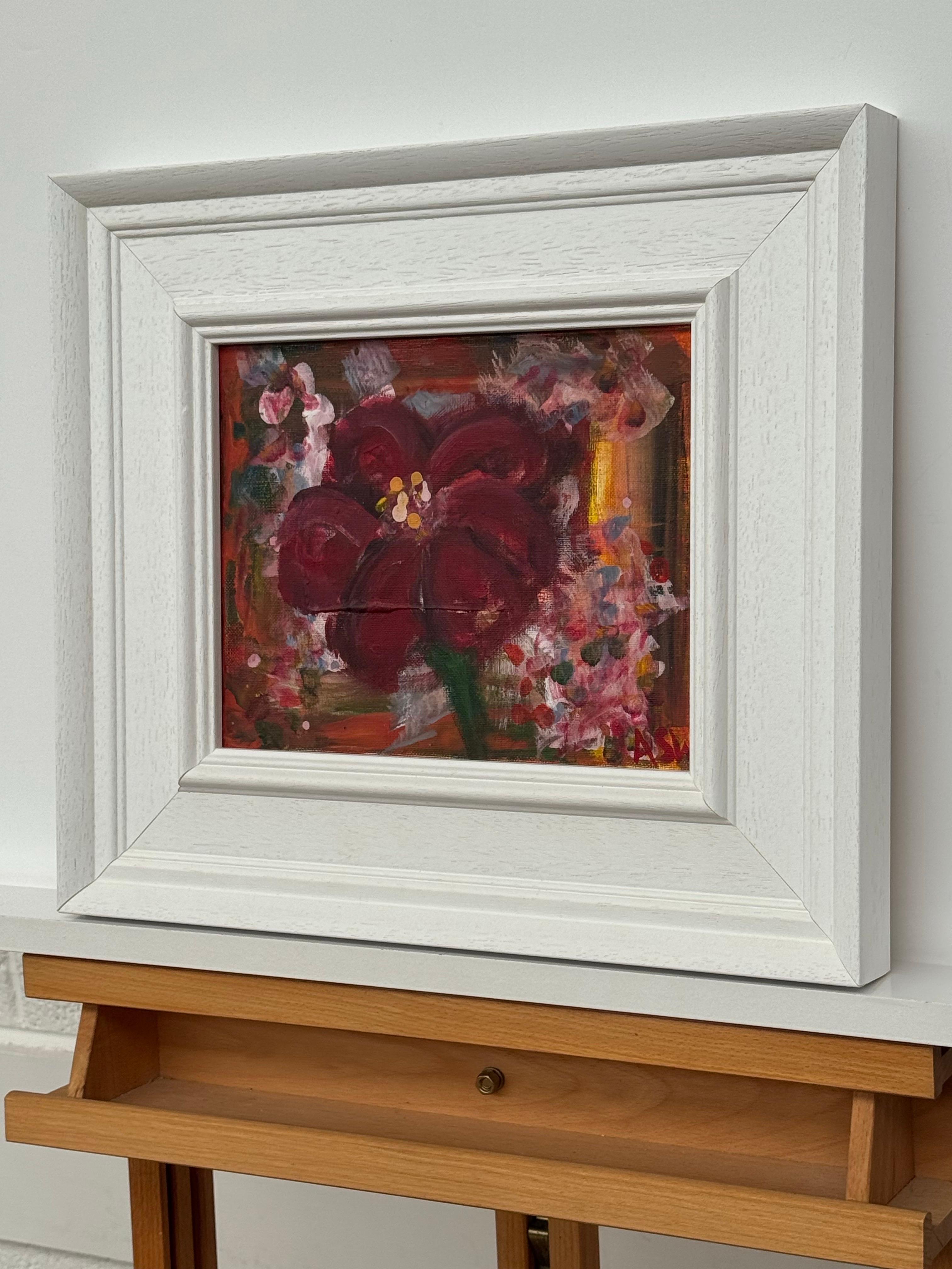 Estudio Ameryllis 1 - Lienzo abstracto floral en miniatura de la artista británica contemporánea Angela Wakefield

El arte mide 12 x 9 pulgadas
El marco mide 16 x 13 pulgadas

Este estudio a pequeña escala de una Amarilis, obra temprana de la