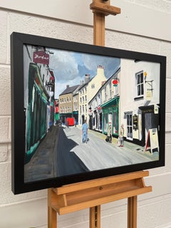 An Original Painting on Canvas of the Village of Richmond England, Framed, 2007