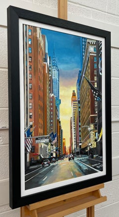 Chrysler Building 42nd Street New York City Kunst von zeitgenössischen britischen Künstlern