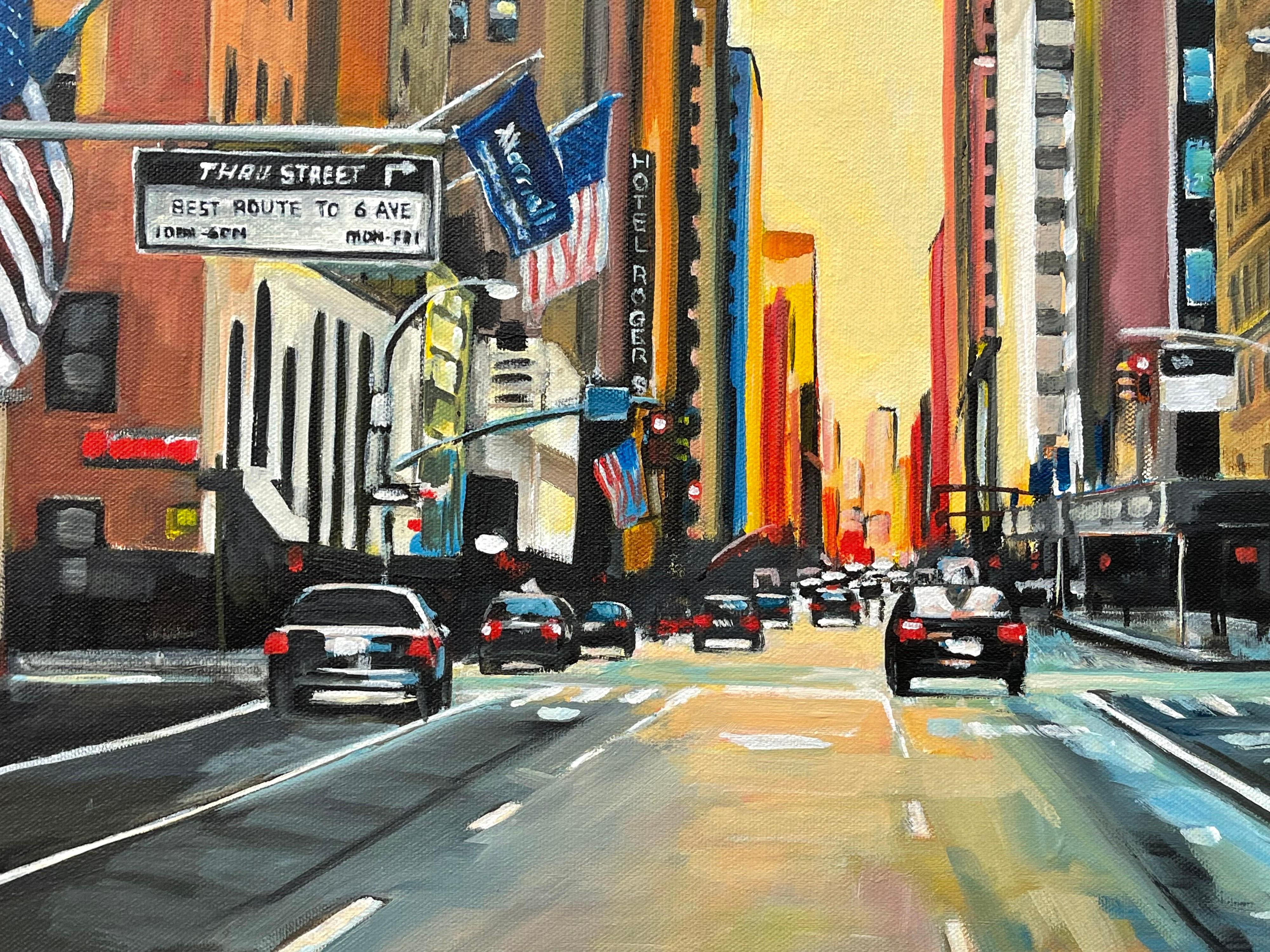 Le Chrysler Building, 42nd Street, New York, par l'artiste britannique contemporain en vente 3