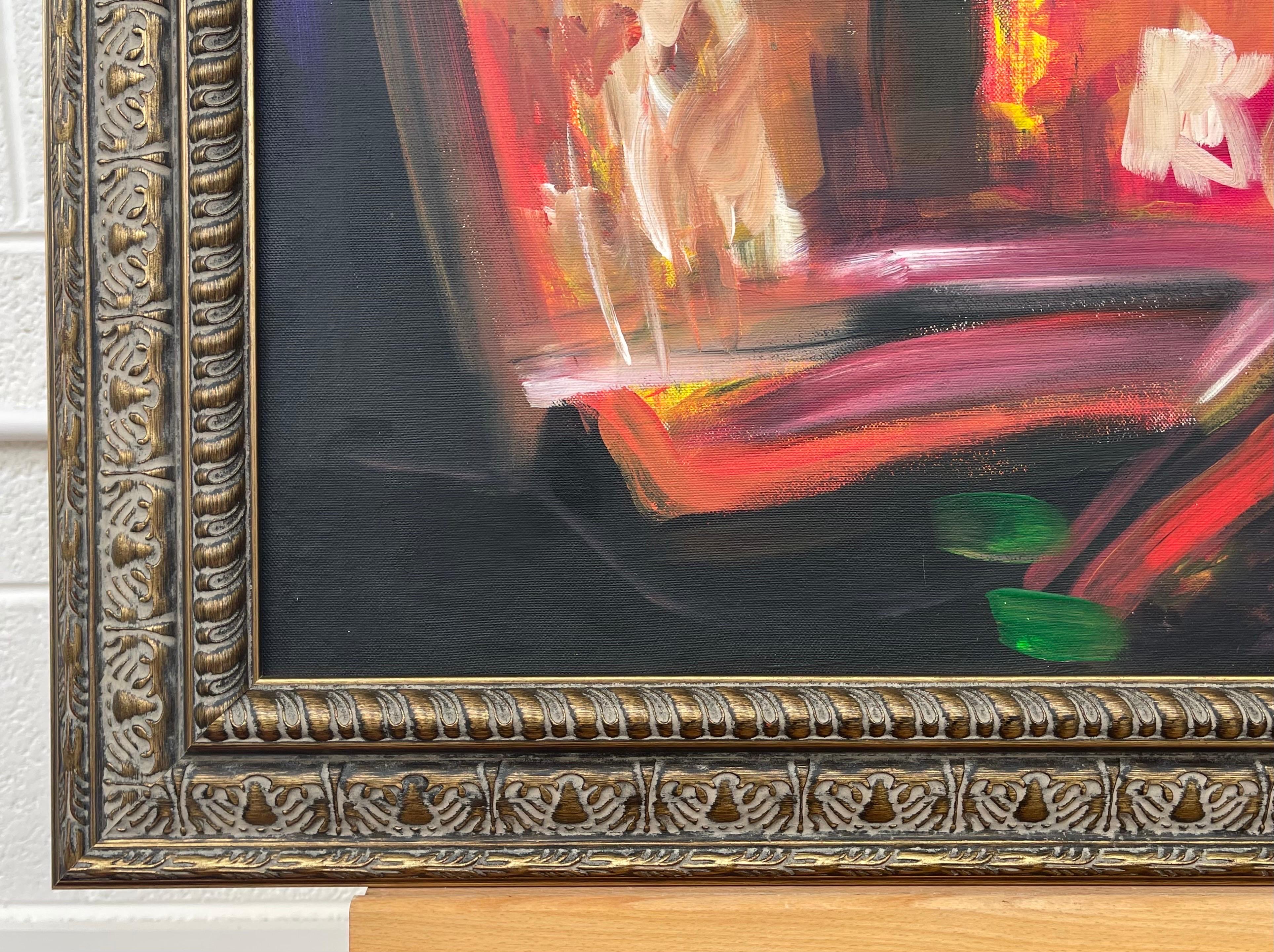 Abstrakt-expressionistisches Gemälde „Stadtantrieb“ des führenden britischen Stadtgründers im Angebot 3