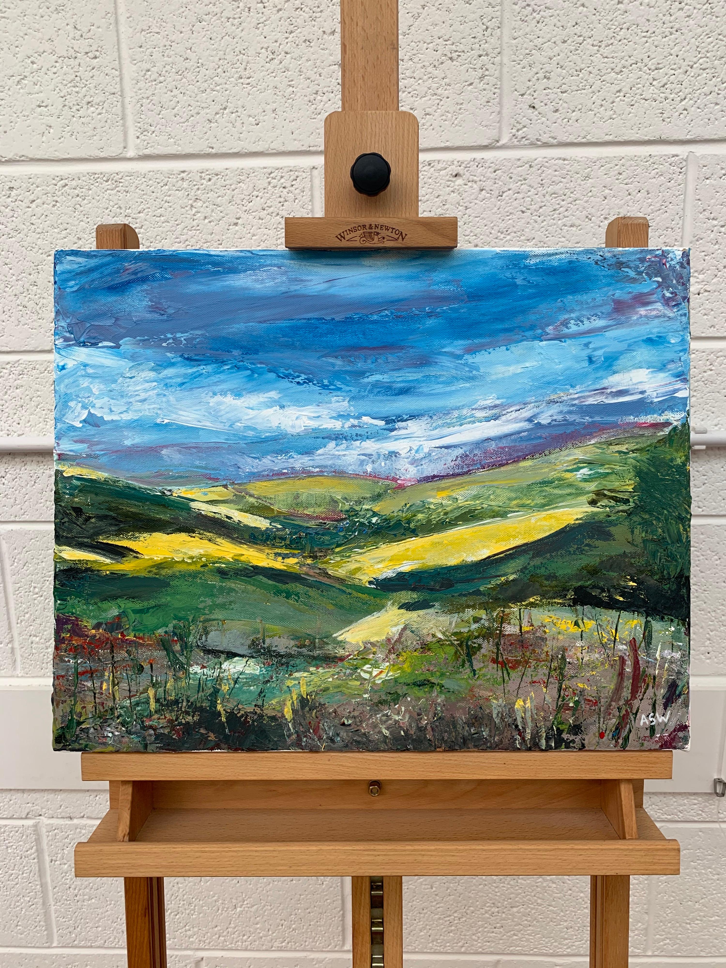 Colourful Expressive Abstract Landscape Scene by Contemporary British Artist

Art measures 20 x 16 inches
Frame measures 26 x 22 inches

Angela Wakefield has twice been on the front cover of ‘Art of England’ and featured in ARTnews, attracting