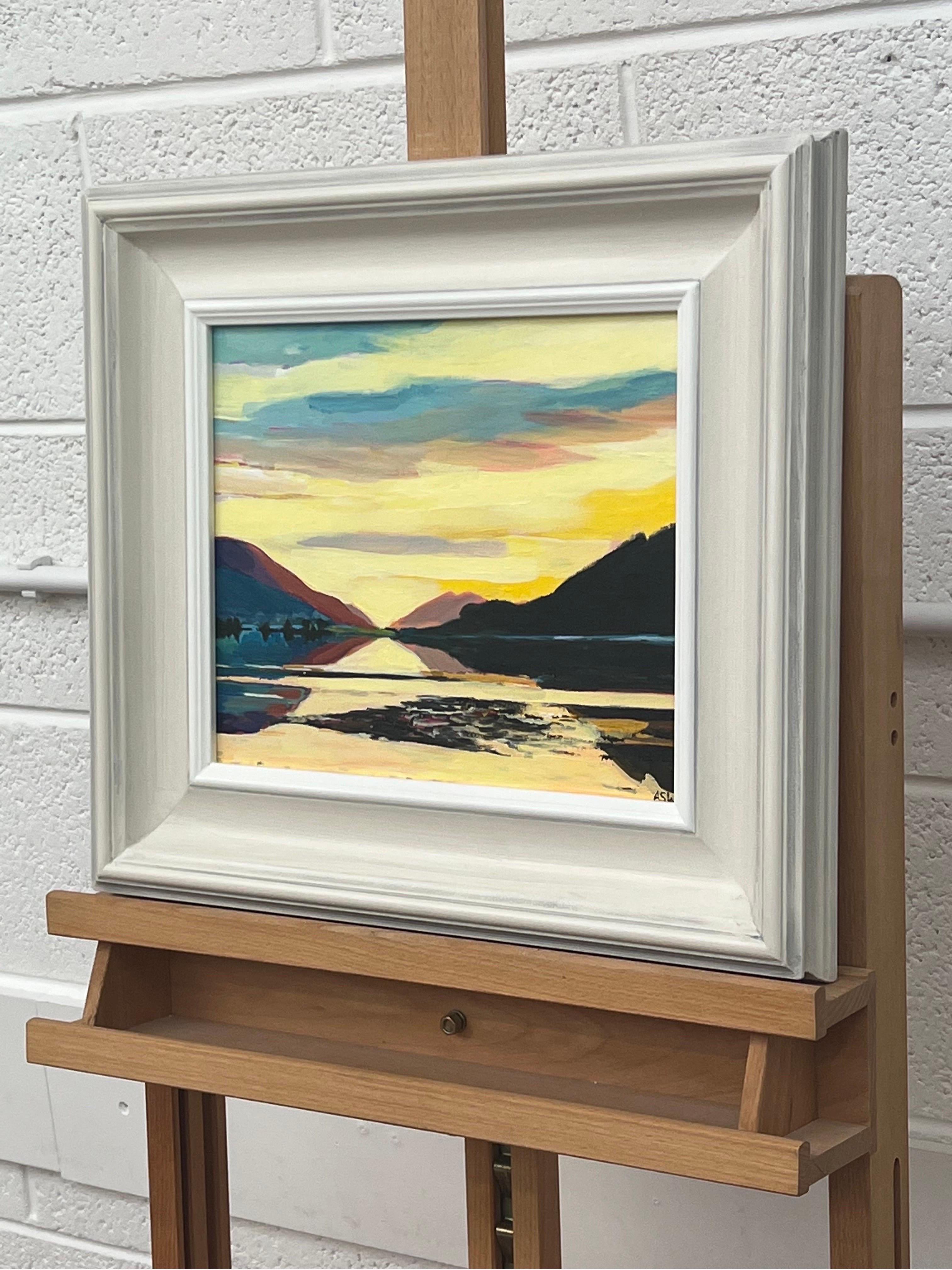 Peinture de paysage colorée des Highlands écossais par un artiste contemporain en vente 3