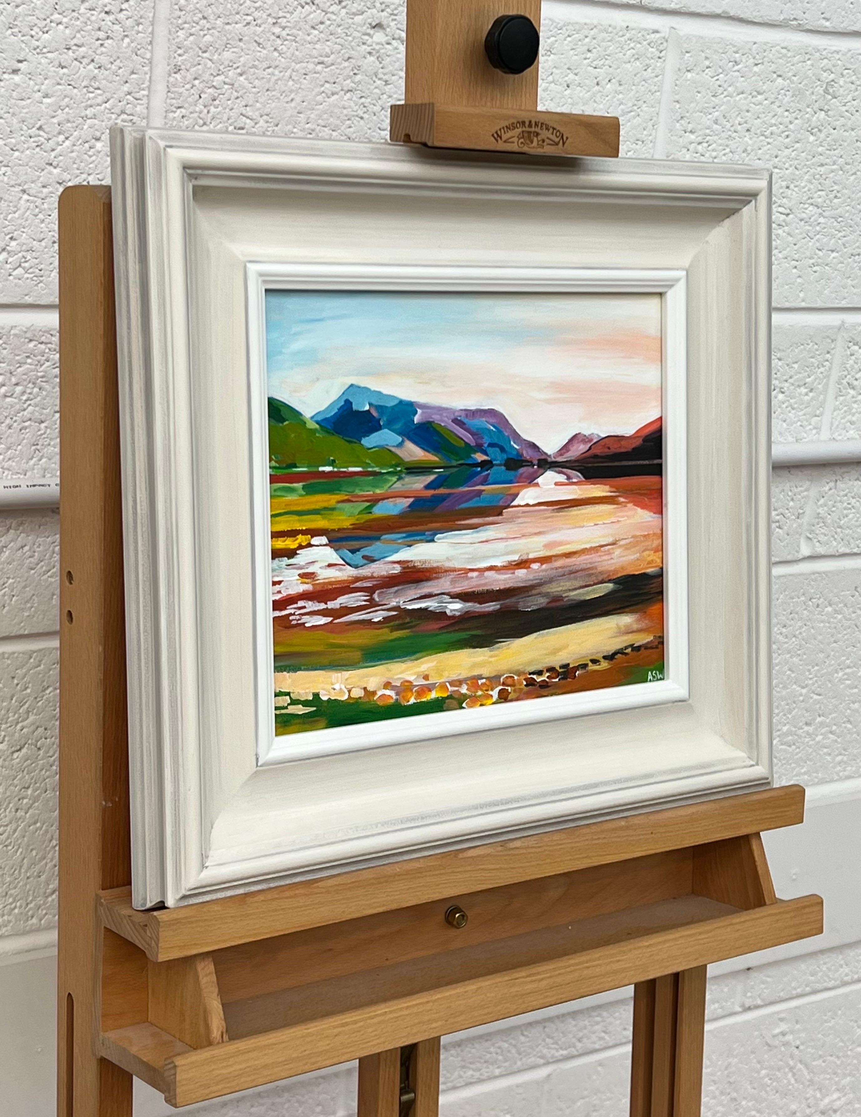 Peinture de paysage colorée des Highlands écossais par un artiste contemporain en vente 1