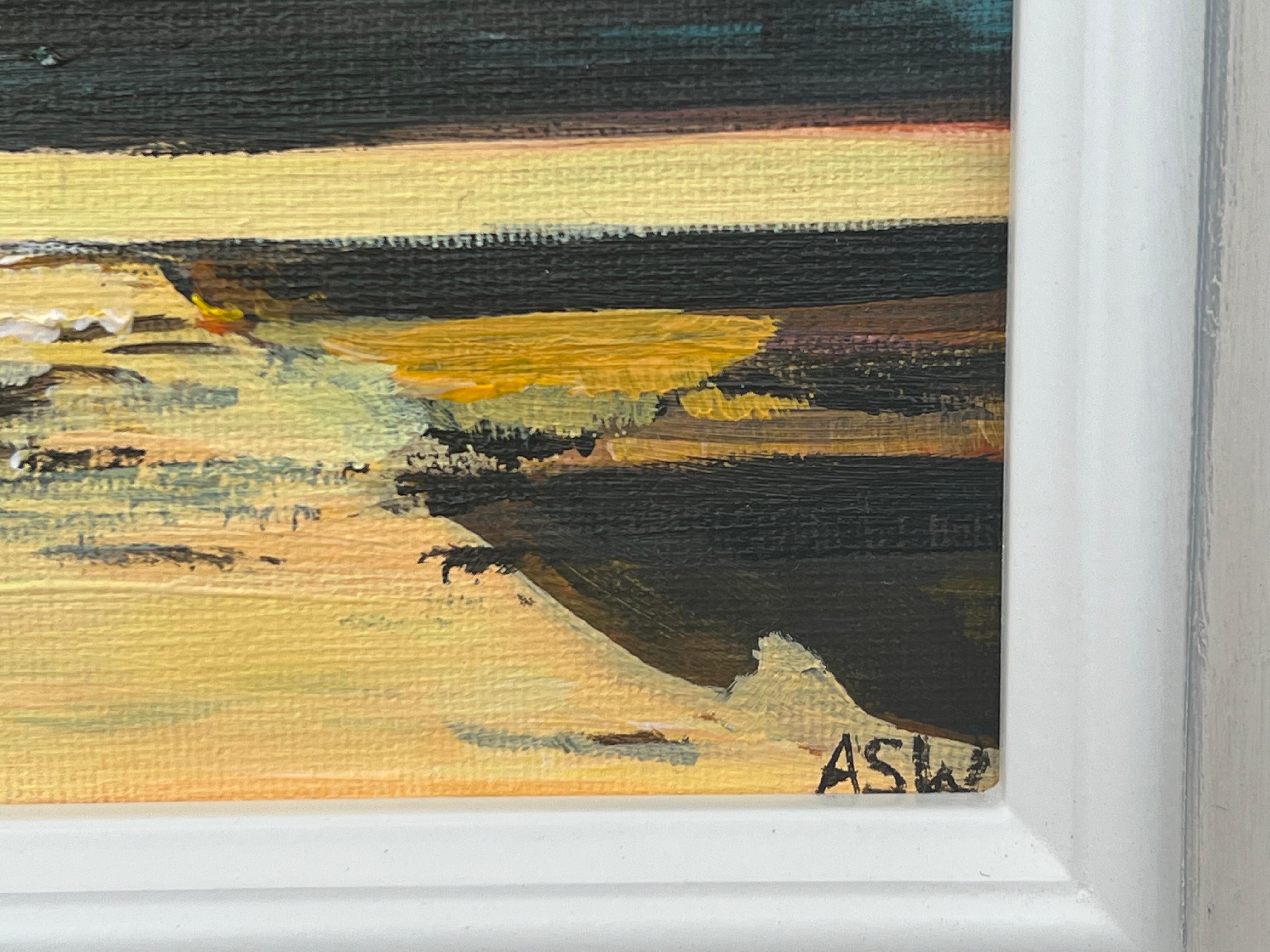 Colourful Landscape Painting of the Scottish Highlands by Contemporary Artist For Sale 8