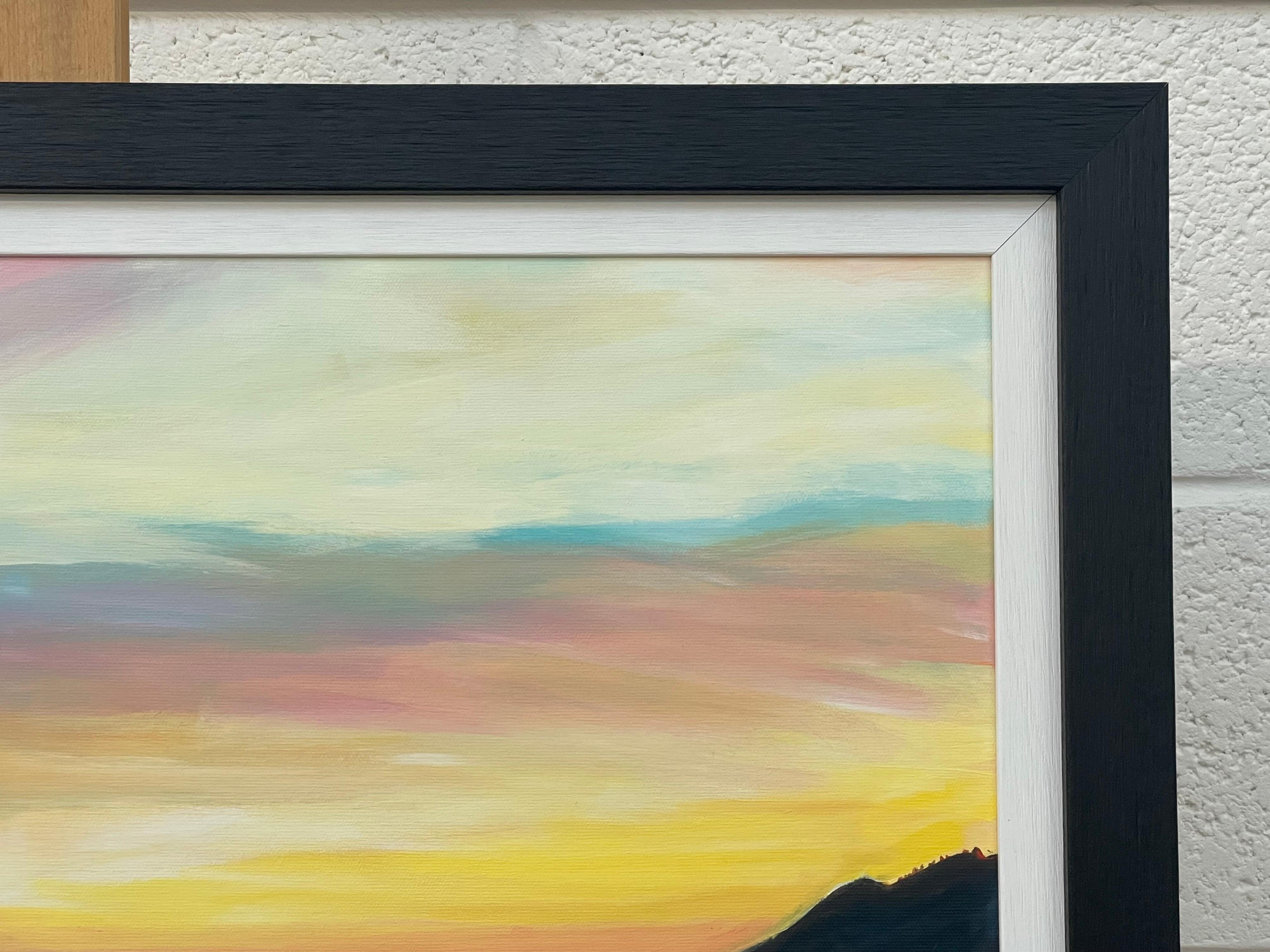 Colourful Landscape Painting of the Scottish Highlands by Contemporary Artist For Sale 6